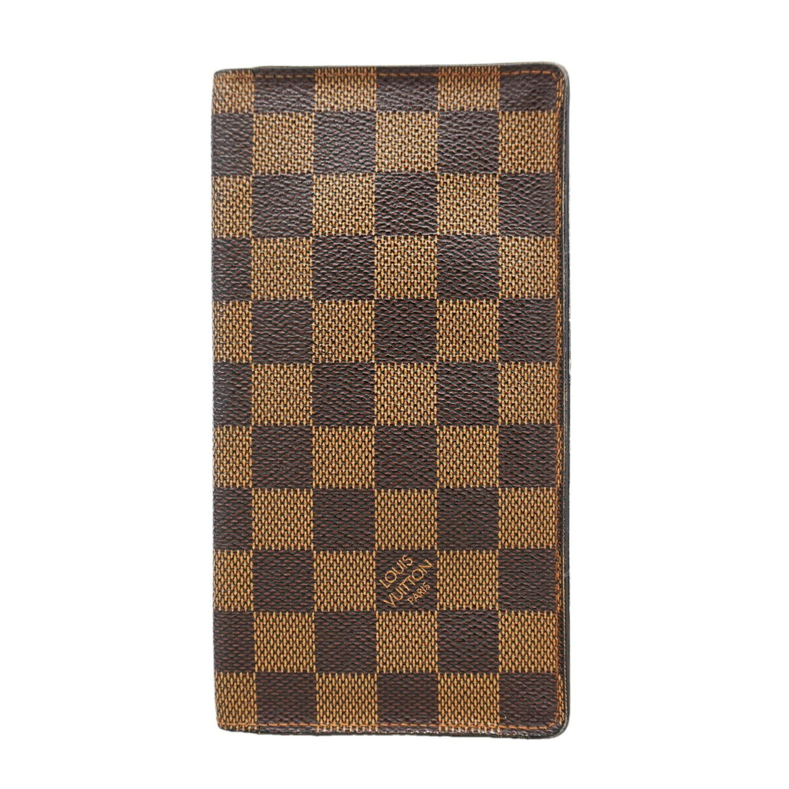 Louis Vuitton Long Bill Wallet (Bi-Fold): Louis Vuitton Long Bill Wallet (Bi-Fold) The Louis Vuitton Long Bill Wallet (Bi-Fold) features a sleek and classic design, with its Ebene color providing a sophisticated touch. Made from high-quality