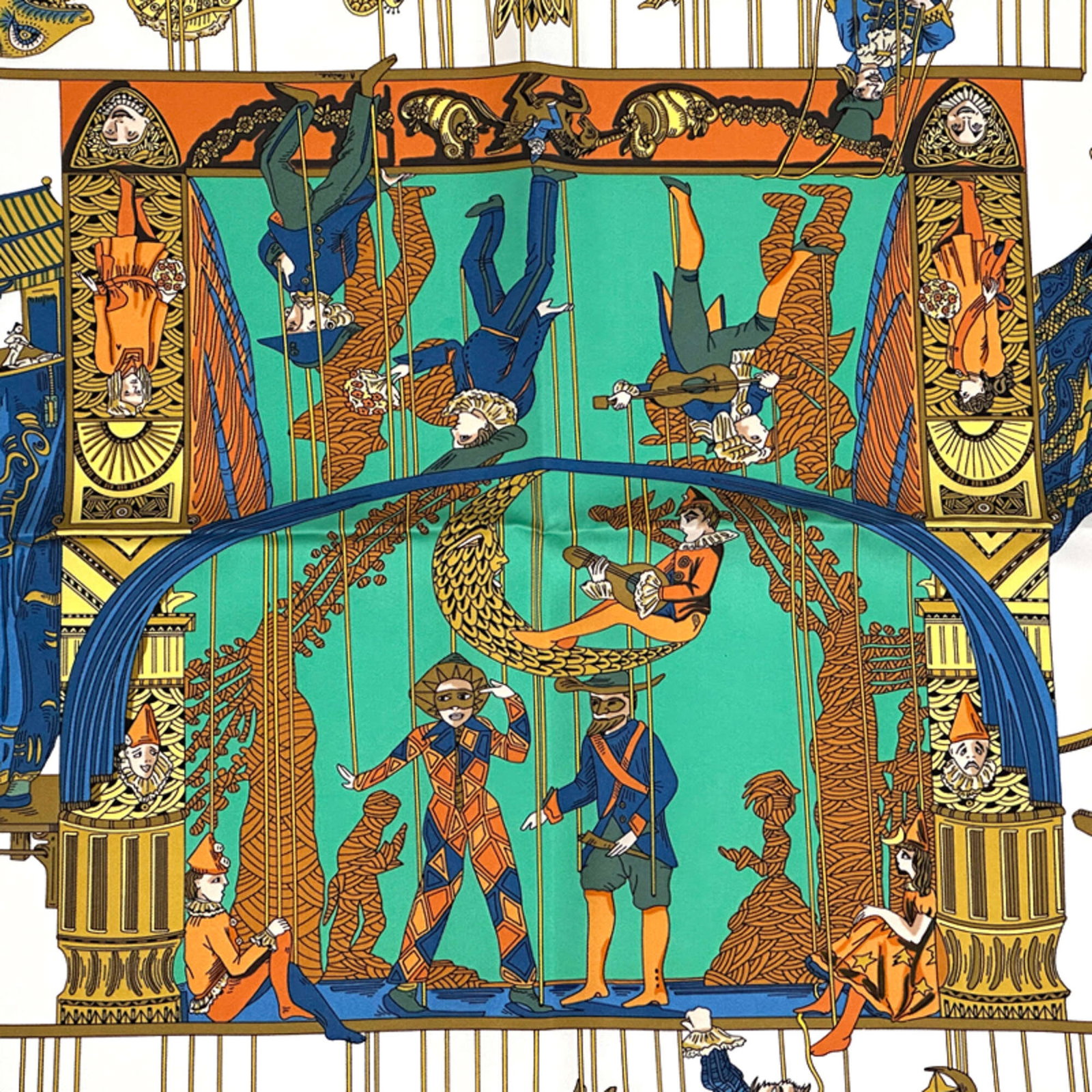 Silk Hermes Scarf - 2