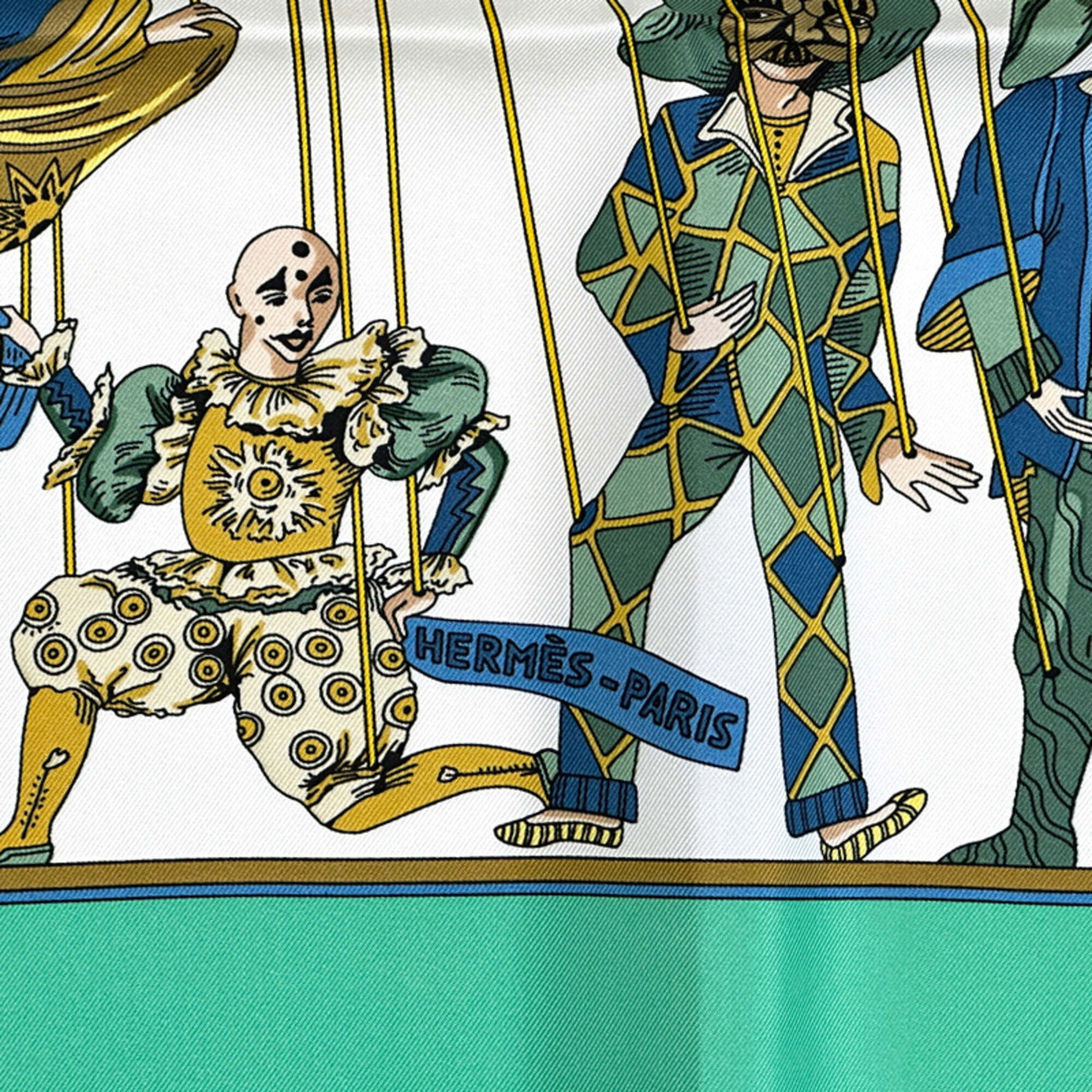 Silk Hermes Scarf - 4