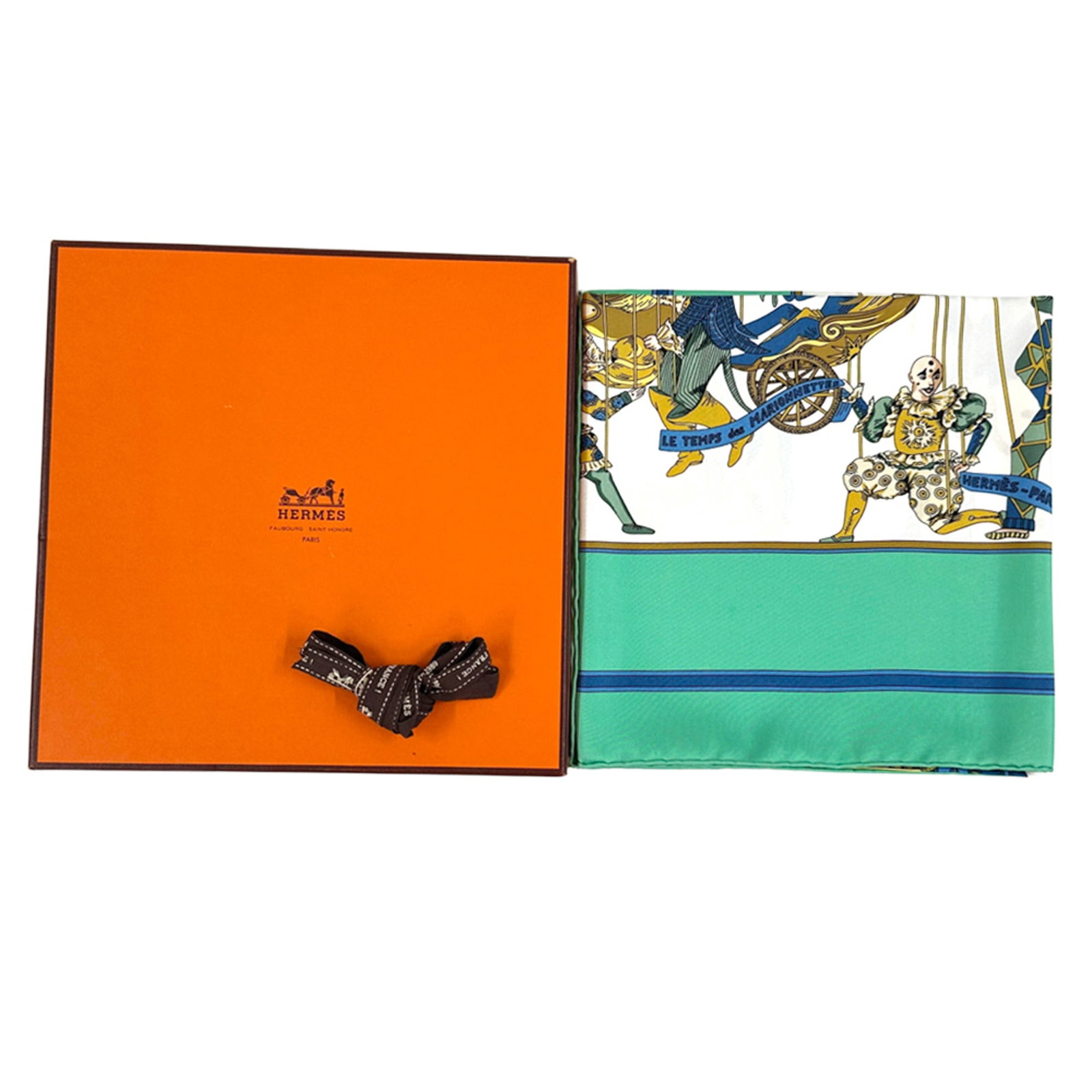Silk Hermes Scarf - 7