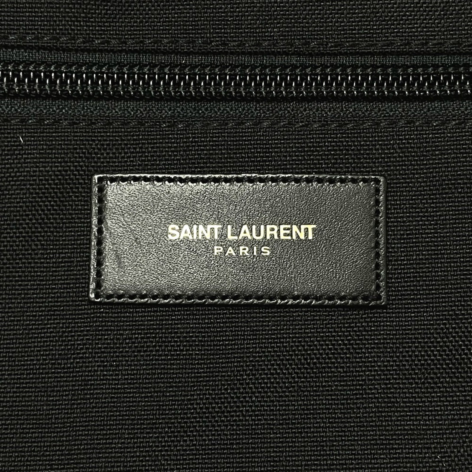 Laurent Leather Backpack Canvas - 12