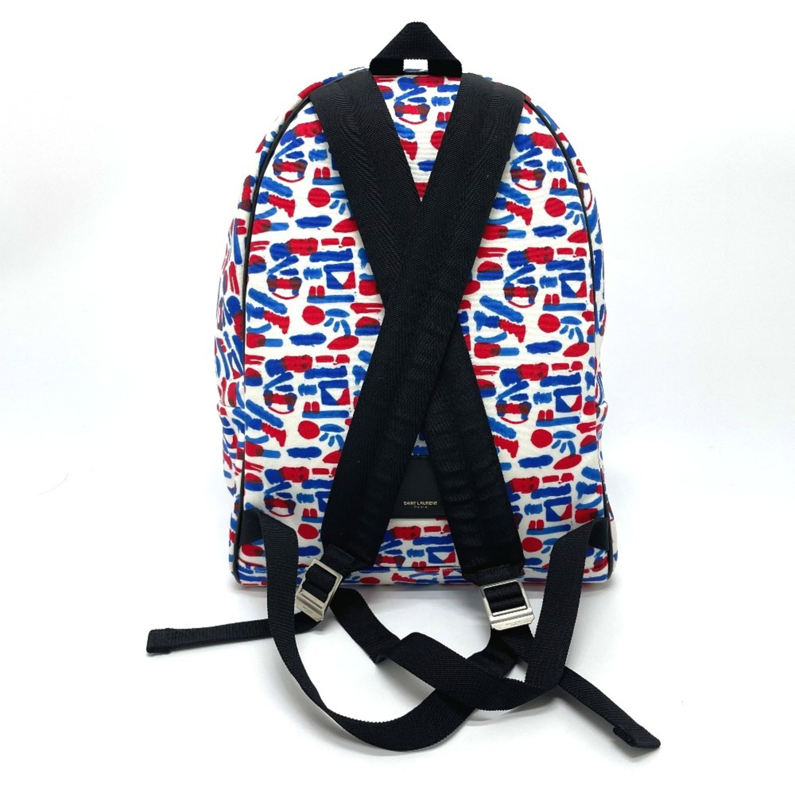 Laurent Leather Backpack Canvas - 2