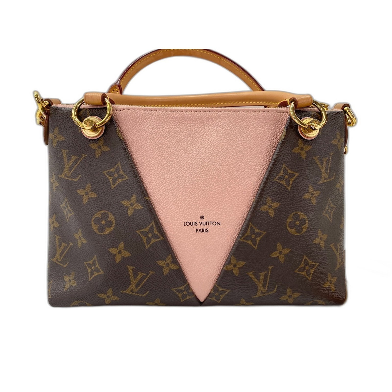 Shoulder Bag by Louis Vuitton: Shoulder Bag by Louis Vuitton Brown Louis Vuitton Monogram Shoulder Bag, 17cm x 26cm x 10cm, 94cm - 104cm strap length, 9cm handle drop. A classic shoulder bag with iconic monogram pattern, perfect