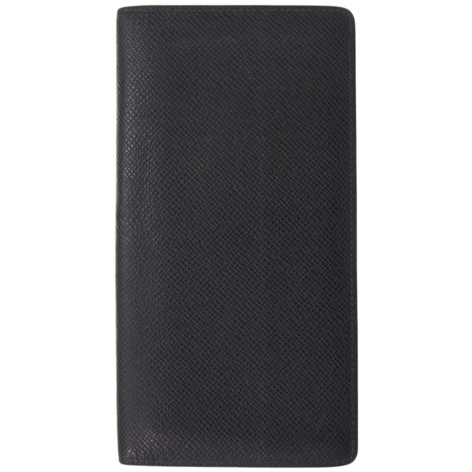 Vuitton Long Wallet Bi Fold Taiga Leather: Vuitton Long Wallet Bi Fold Taiga Leather Taiga leather construction provides a durable and premium feel to this bi-fold long wallet from Louis Vuitton. Measuring 10cm x 19cm x 2cm, it offers a classi