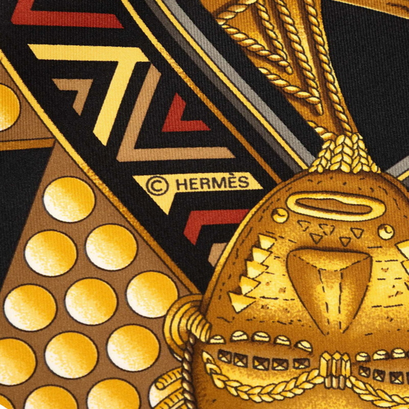 Silk Hermes Scarf - 6