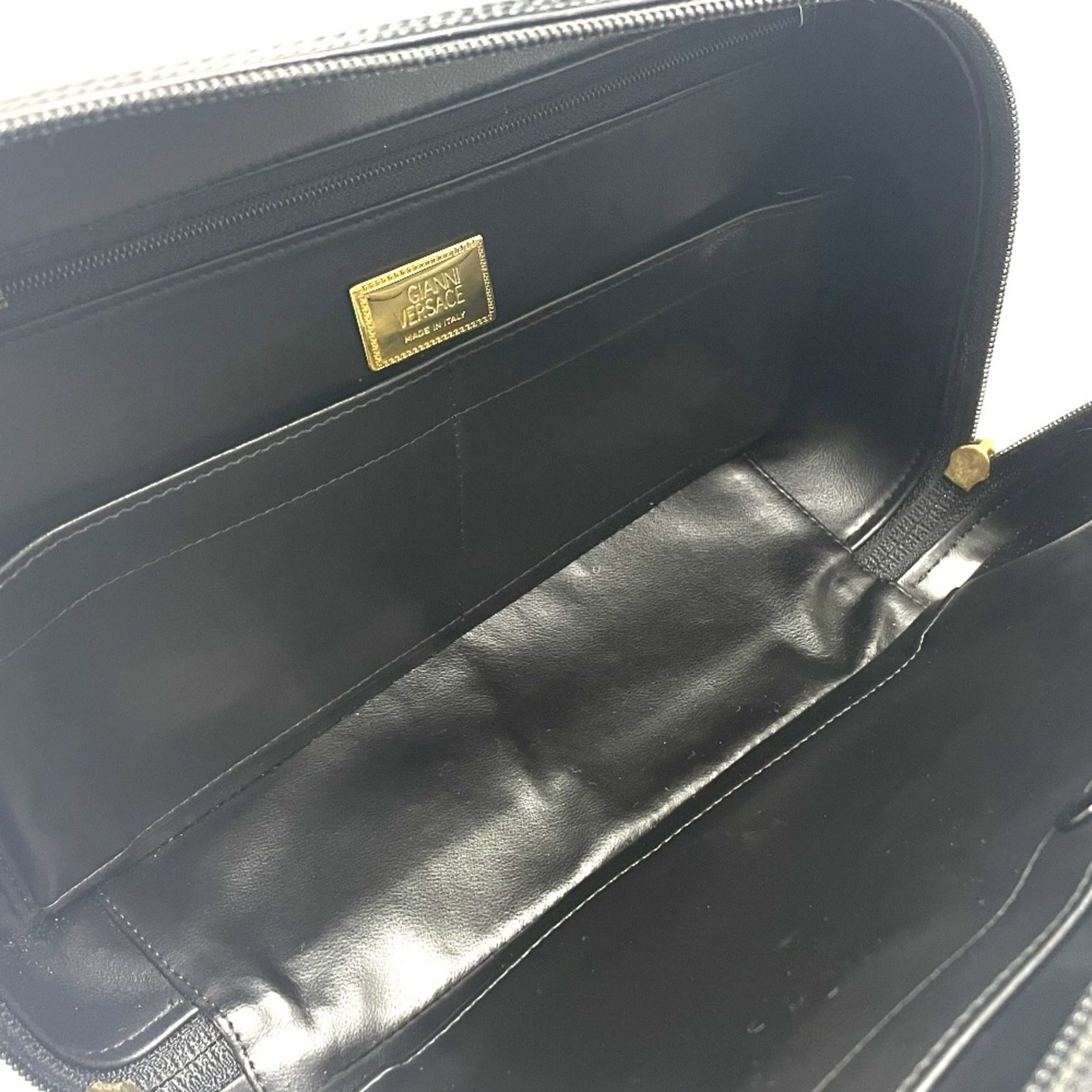 Handbag Versace Leather - 6
