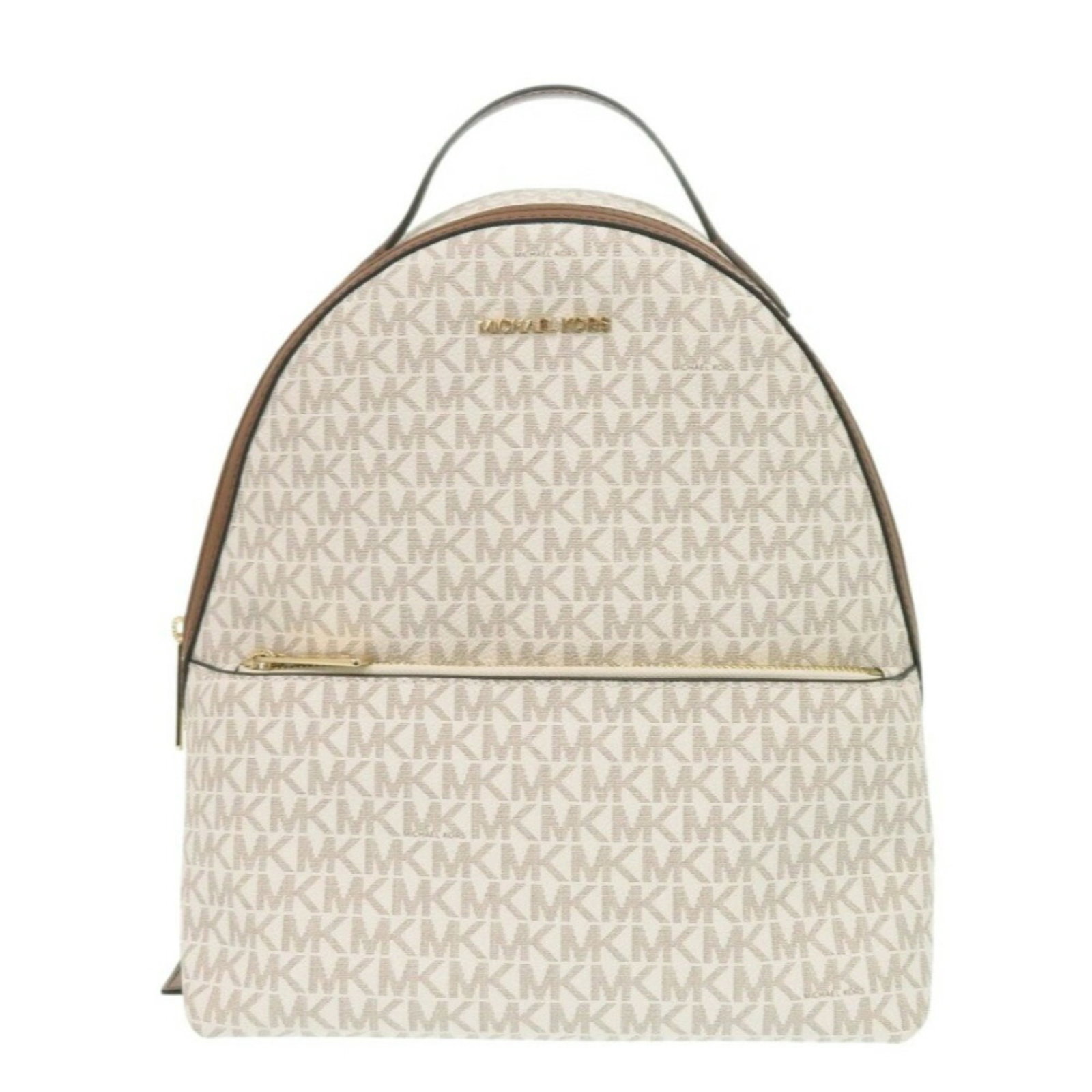 Canvas Backpack Coated Michael Kors: Canvas Backpack Coated Michael Kors Coated canvas backpack from Michael Kors, featuring a durable and stylish design. This backpack measures 31cm x 25cm x 13cm and comes with a dust bag for