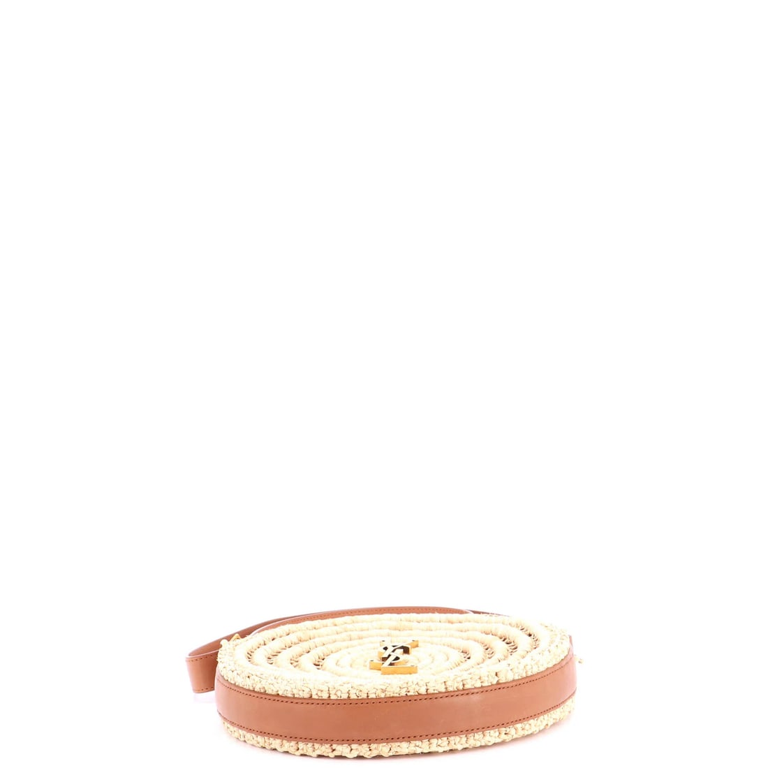 Raffia Round Saint Laurent Monogram Camera Bag - 4