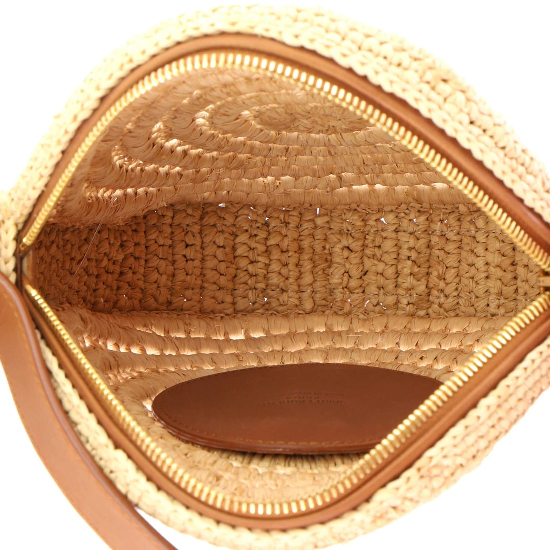 Raffia Round Saint Laurent Monogram Camera Bag - 5
