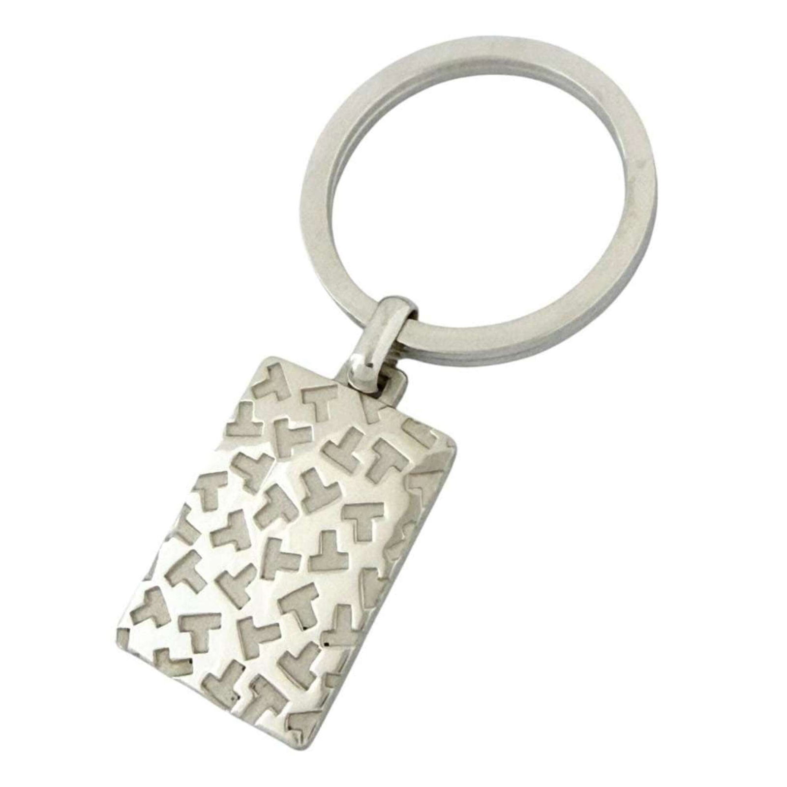 Tiffany Keyring Silver 925: Tiffany Keyring Silver 925 Silver 925 keyring from Tiffany, crafted with a durable and elegant design. This sterling silver keyring bears a signature, adding a touch of sophistication to any