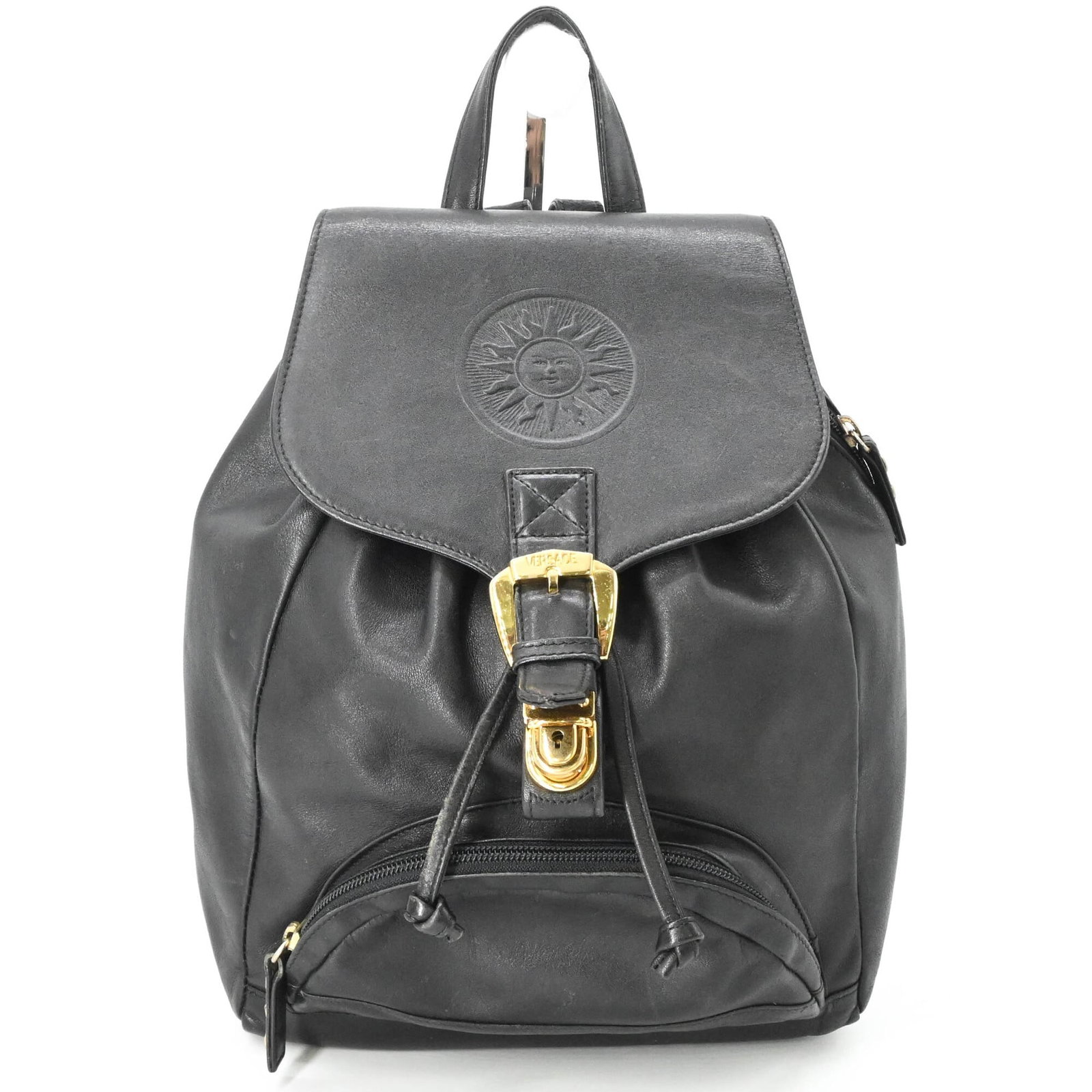 Backpack Leather Versace