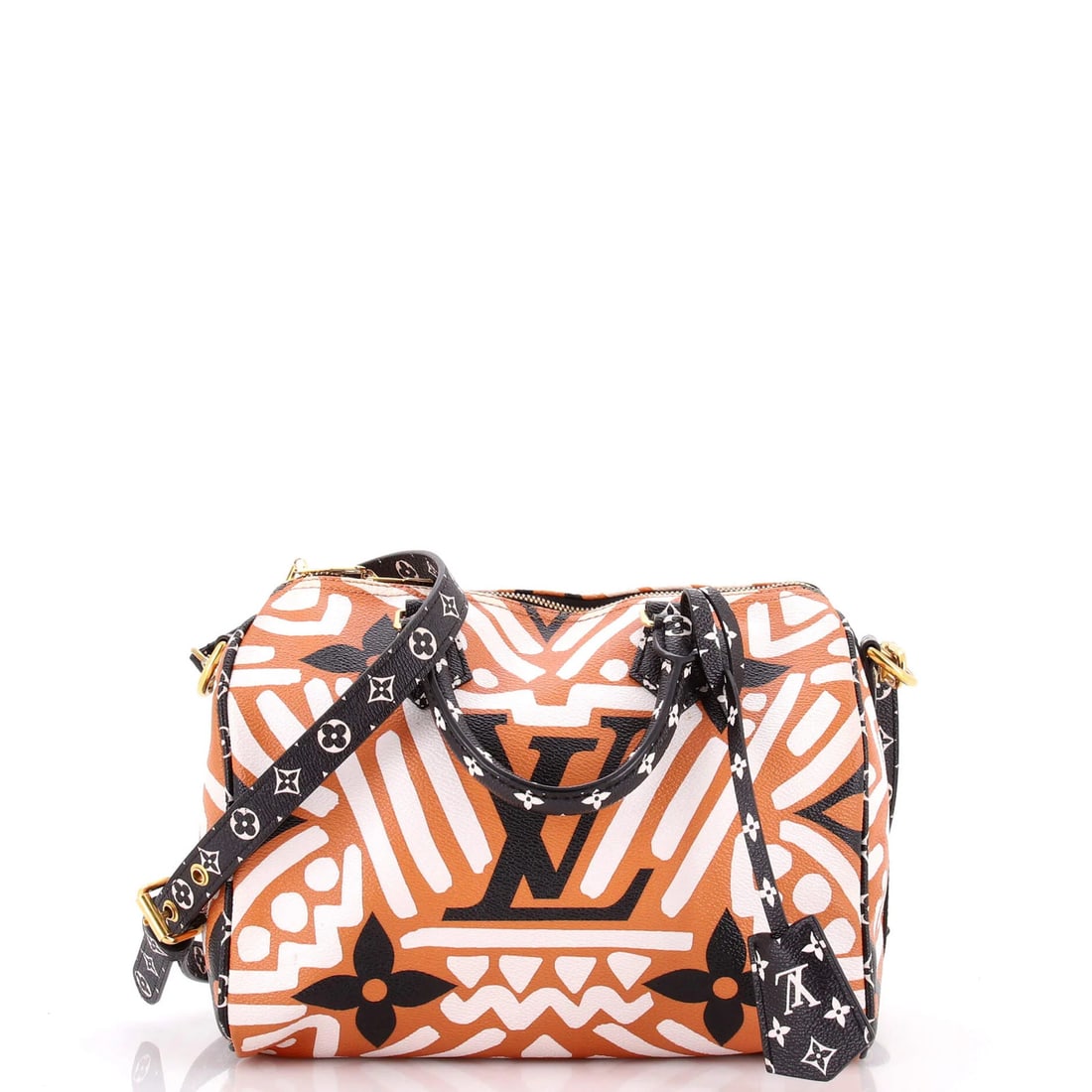 Limited Edition Louis Vuitton Speedy Giant Bandouliere Monogram Crafty 25: Limited Edition Louis Vuitton Speedy Giant Bandouliere Monogram Crafty 25 The Louis Vuitton Speedy Giant Bandouliere Monogram Crafty 25 is a stylish and spacious bag, boasting a classic top handle des