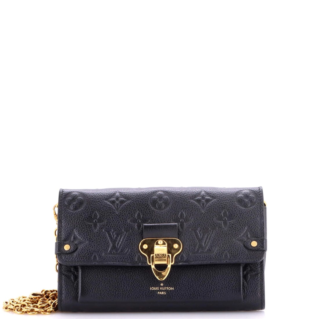Louis Vuitton Vavin Chain Wallet Monogram Empreinte Leather: Louis Vuitton Vavin Chain Wallet Monogram Empreinte Leather The Louis Vuitton Vavin Chain Wallet Monogram Empreinte Leather is a stylish and elegant accessory, featuring the iconic monogram Empreinte 