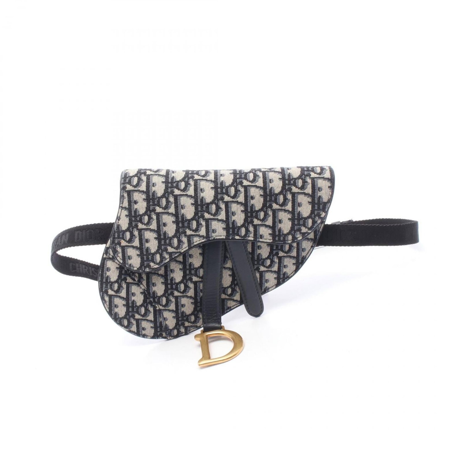 Christian Dior Handbag Saddle Bag Canvas Leather Fanny Pack: Christian Dior Handbag Saddle Bag Canvas Leather Fanny Pack Canvas and leather blend in this unique Christian Dior Saddle Bag Fanny Pack, available in beige and navy hues. Measuring 14cm x 19cm x