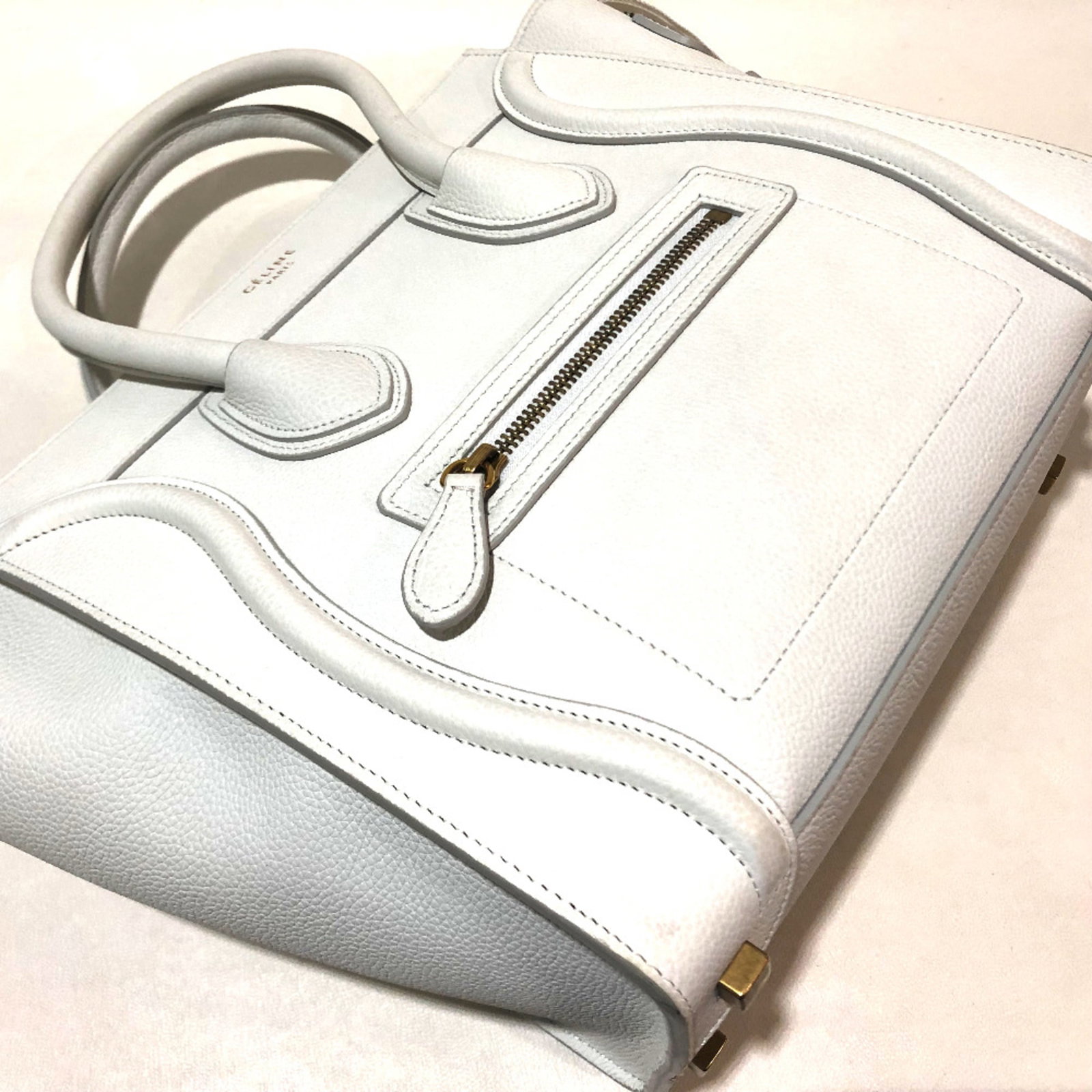Celine Handbag Leather - 4