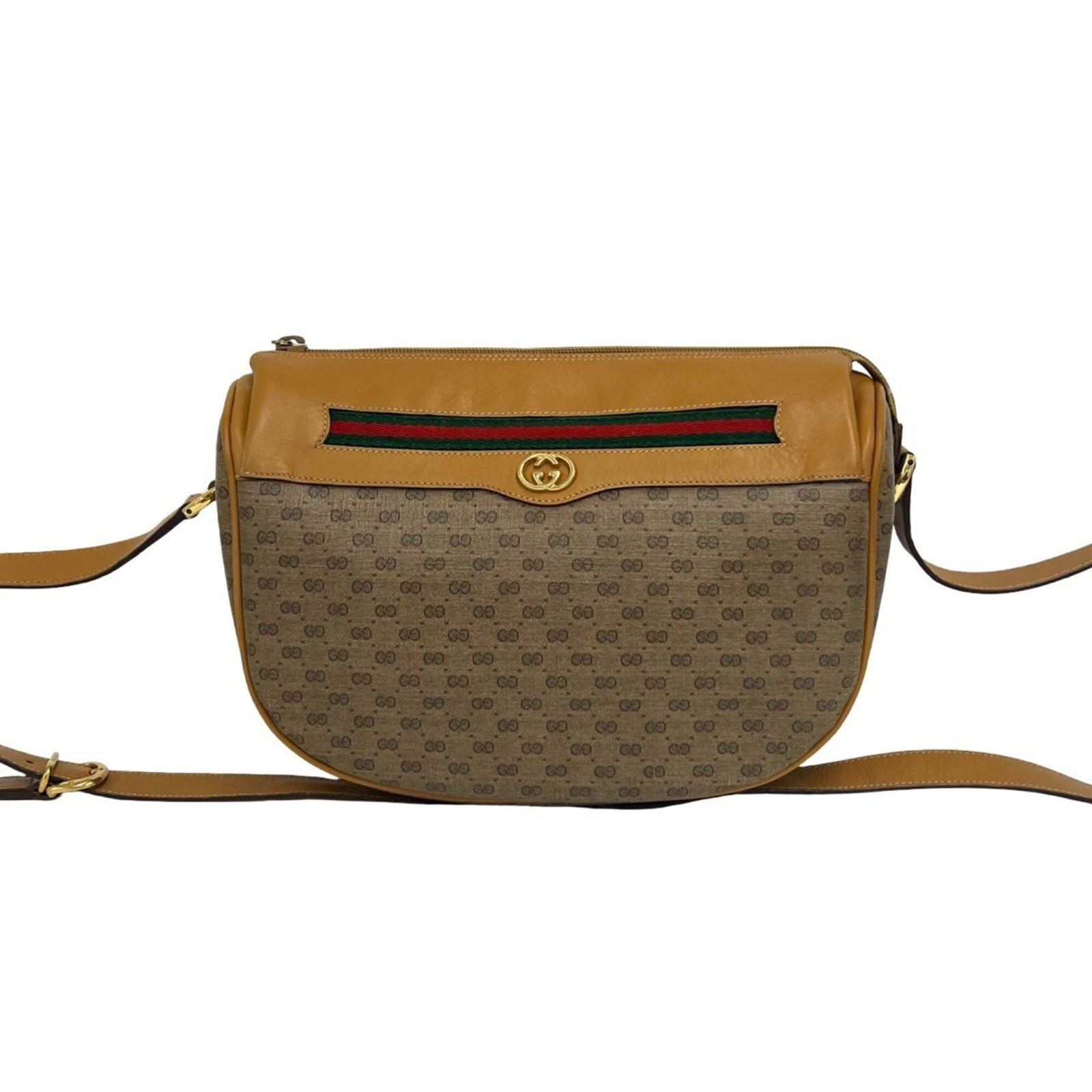 PVC Leather Gucci Bag Shoulder: PVC Leather Gucci Bag Shoulder The Gucci PVC Leather Shoulder Bag boasts a striking combination of PVC and leather materials, resulting in a unique and eye-catching design. Measuring 19cm x 24cm x