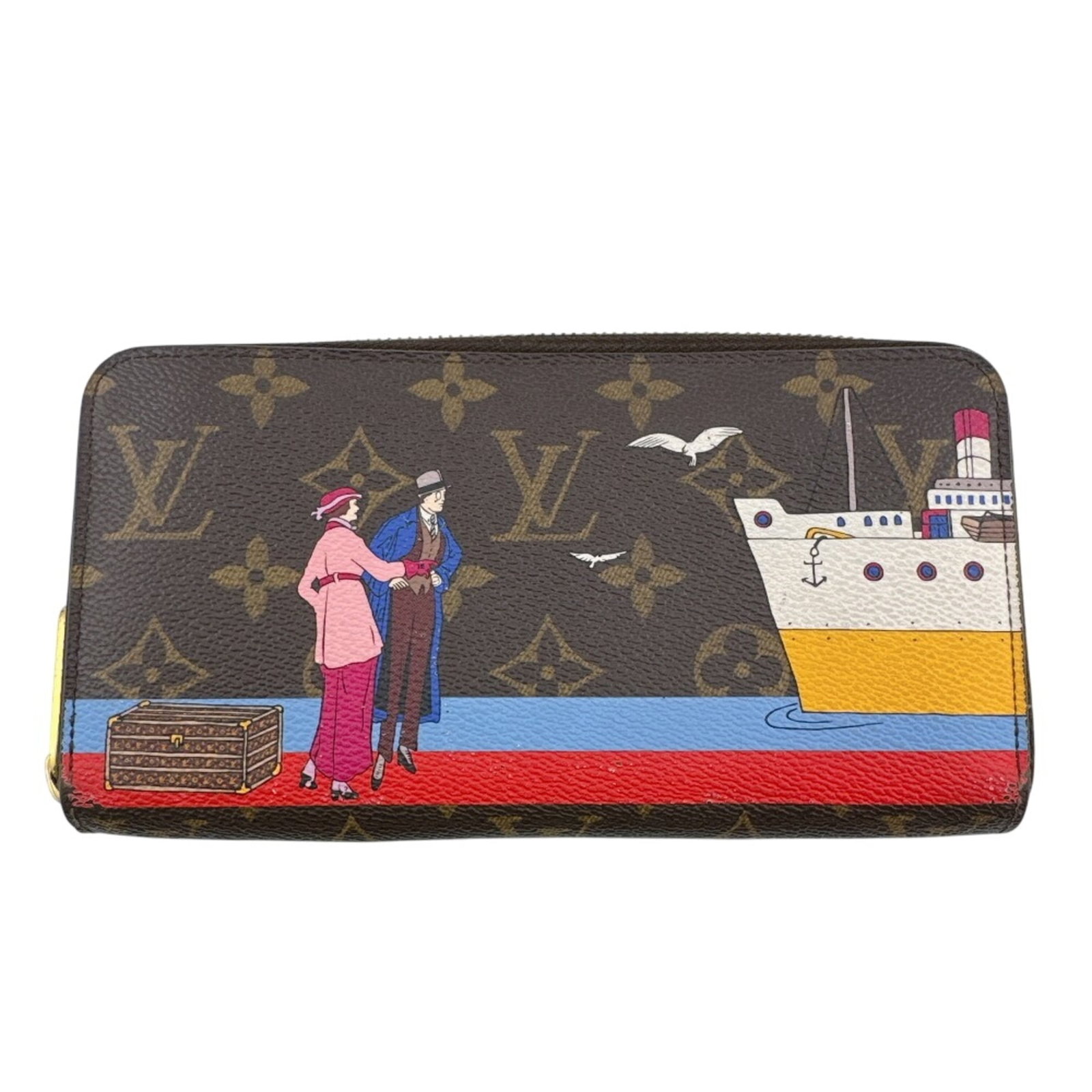 Leather Wallet Bi Fold Louis Vuitton: Leather Wallet Bi Fold Louis Vuitton Brown Leather Louis Vuitton Bi Fold Wallet, 11cm x 19.3cm. This bi-fold wallet features the iconic Monogram pattern and is made from high-quality leather. The