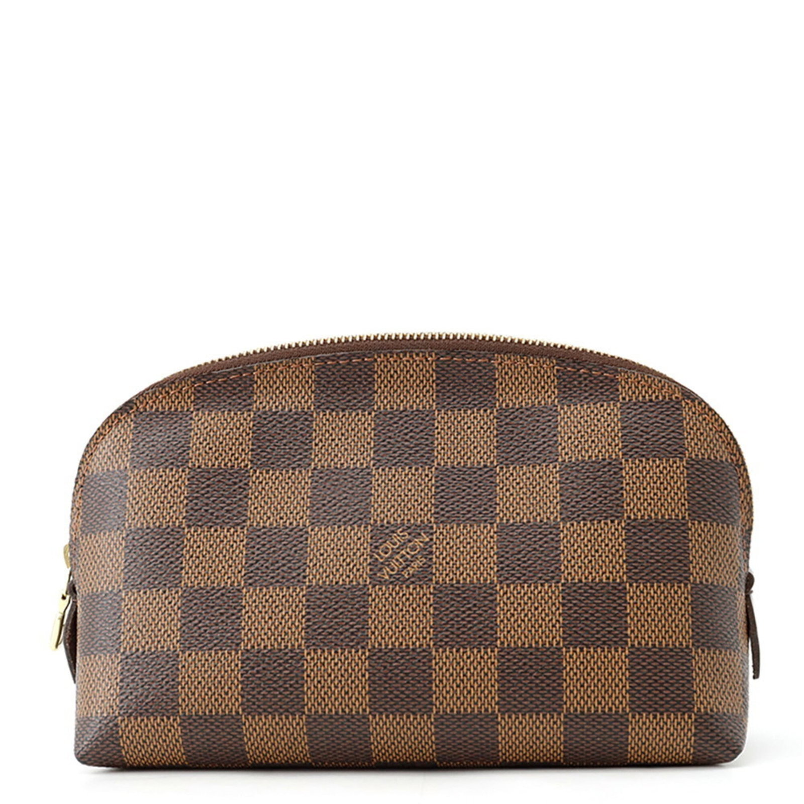 Louis Vuitton Handbag Pochette: Louis Vuitton Handbag Pochette Damier Canvas, Ebene, and Red colors come together in this classic Louis Vuitton Pochette, a timeless design that combines elegant simplicity with iconic style. Measurin