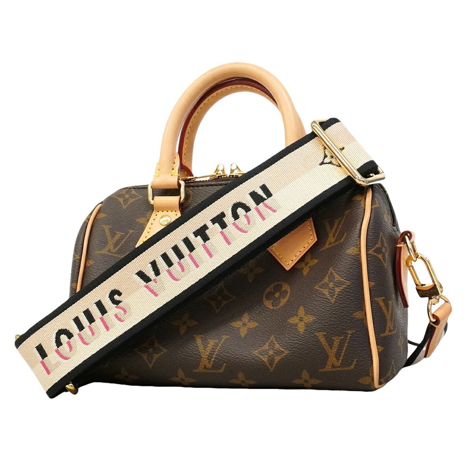 Handbag Louis Vuitton: Handbag Louis Vuitton Brown Louis Vuitton handbag with dimensions 16cm x 21cm x 11.5cm, featuring a classic design. The bag's signature monogram pattern adds a touch of elegance to any outfit. Made