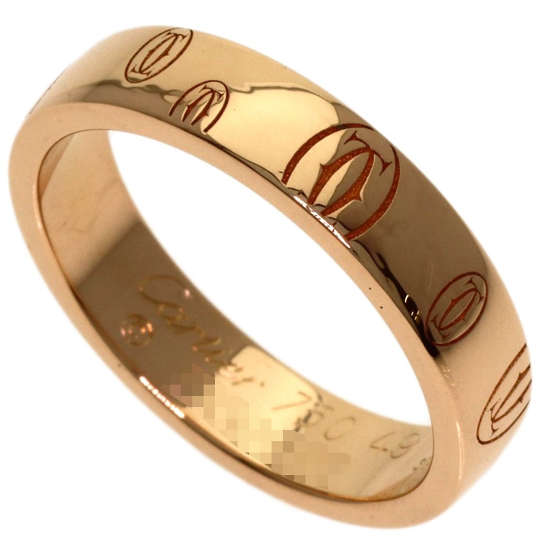 Cartier K18 Pink Gold Happy Birthday Ring: Cartier K18 Pink Gold Happy Birthday Ring Cartier K18 Pink Gold Happy Birthday Ring is a beautiful piece of gold jewelry featuring a K18 pink gold exterior. This ring is made from high-quality K18