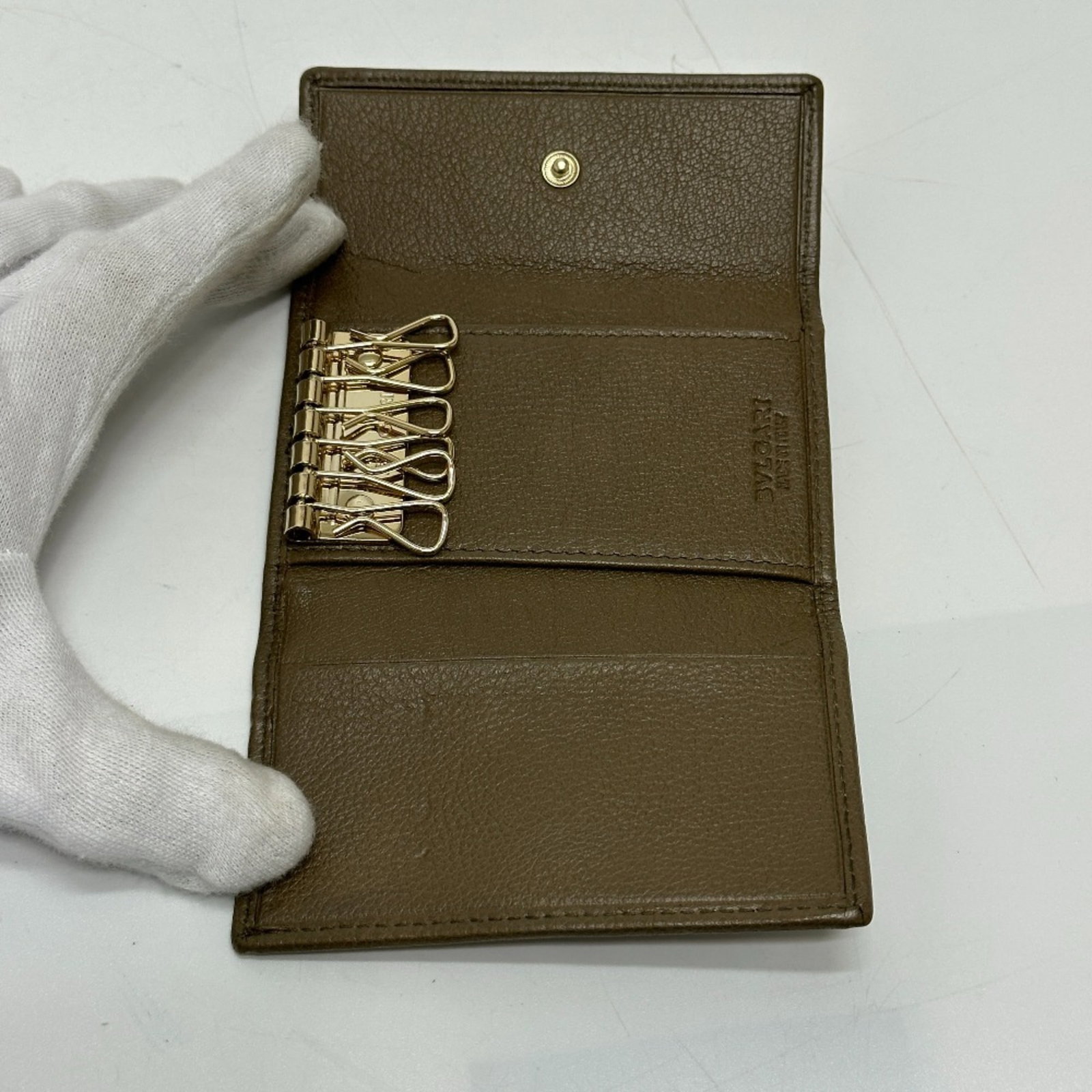 Bvlgari leather keycase - 9