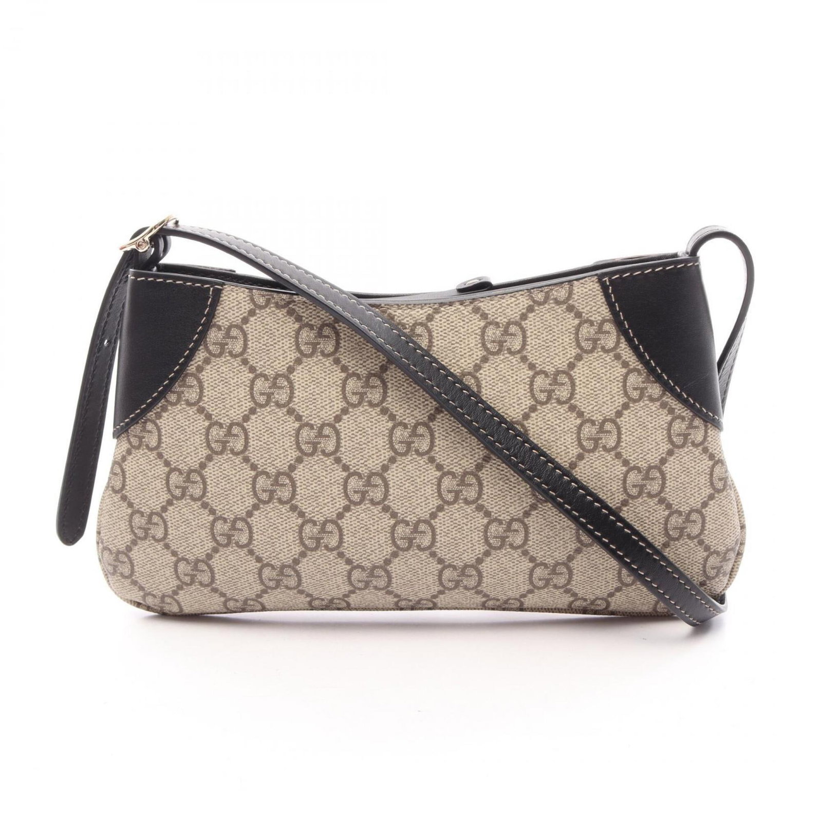 Canvas Leather Handbag Coated Gucci Shoulder Bag: Canvas Leather Handbag Coated Gucci Shoulder Bag Canvas Leather Handbag Coated Gucci Shoulder Bag - A stylish and versatile shoulder bag made from coated canvas and leather, featuring a classic