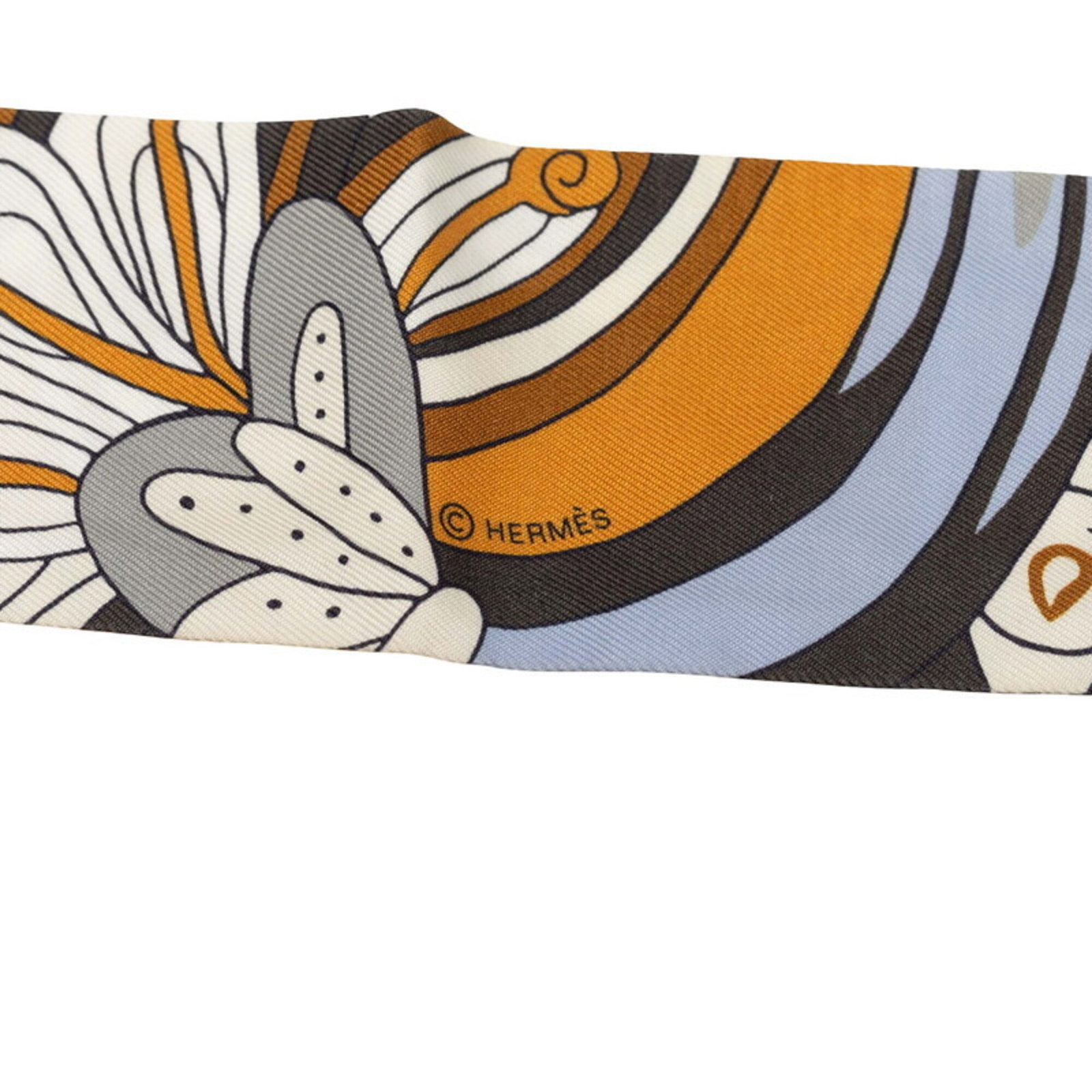 Silk Hermes Scarf - 4