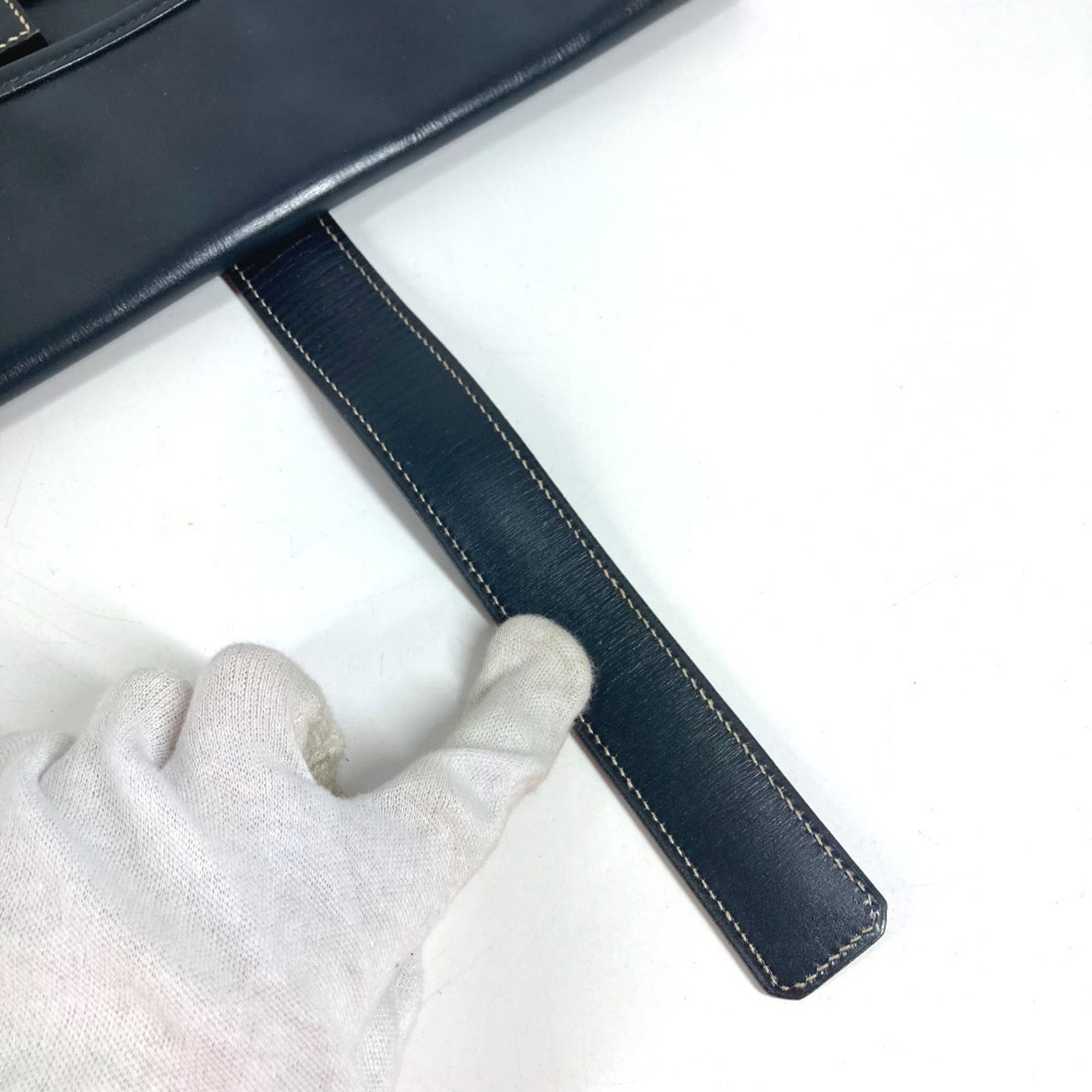 Calf Leather Bag Box Clutch Hermes - 10