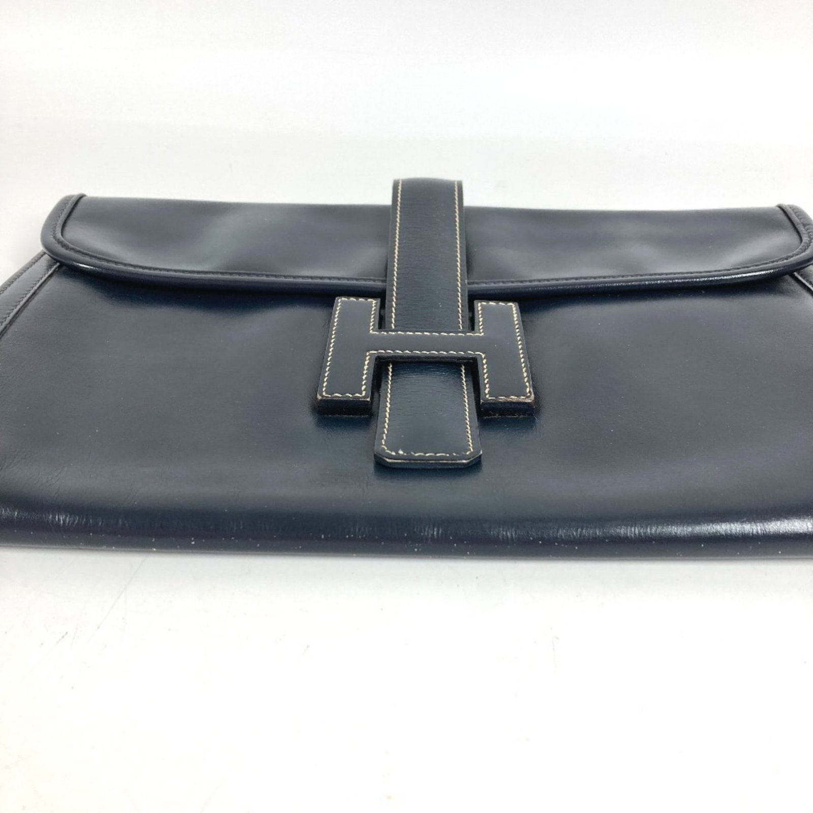 Calf Leather Bag Box Clutch Hermes - 5