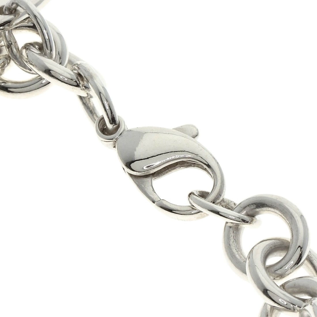 Return Tiffany Round Silver Bracelet - 4