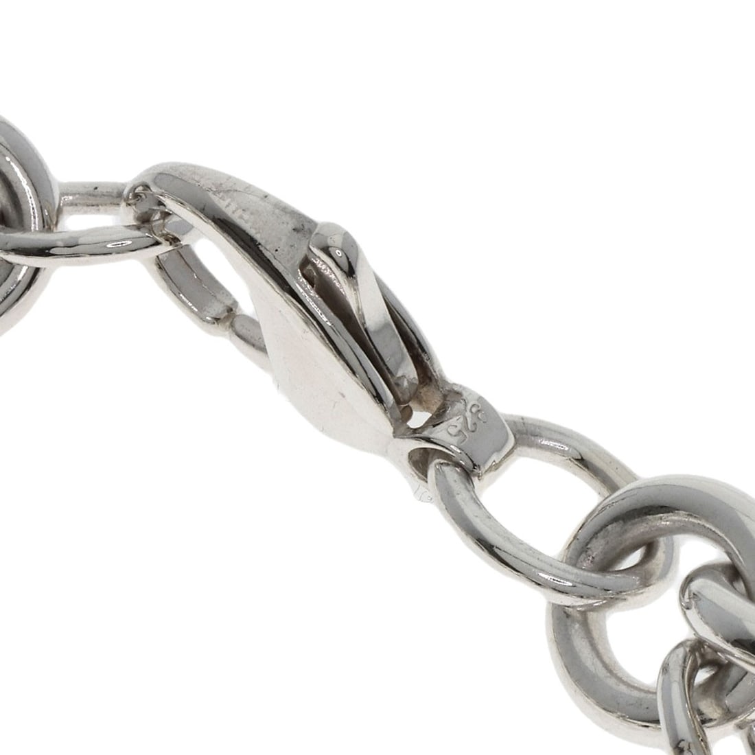 Return Tiffany Round Silver Bracelet - 5