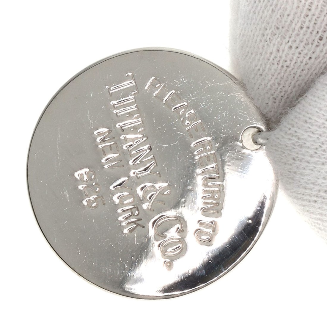 Return Tiffany Round Silver Bracelet - 7