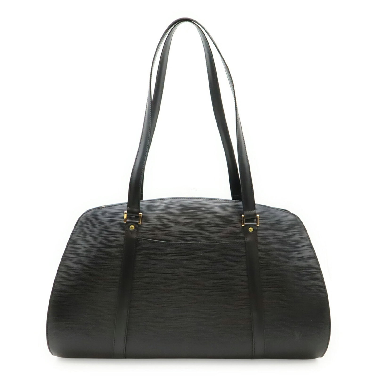 Epi Leather Louis Vuitton Shoulder Bag Boston: Epi Leather Louis Vuitton Shoulder Bag Boston Epi Leather Louis Vuitton Shoulder Bag Boston in Noir with Gold Hardware. This luxurious shoulder bag boasts the iconic Epi leather material and classic