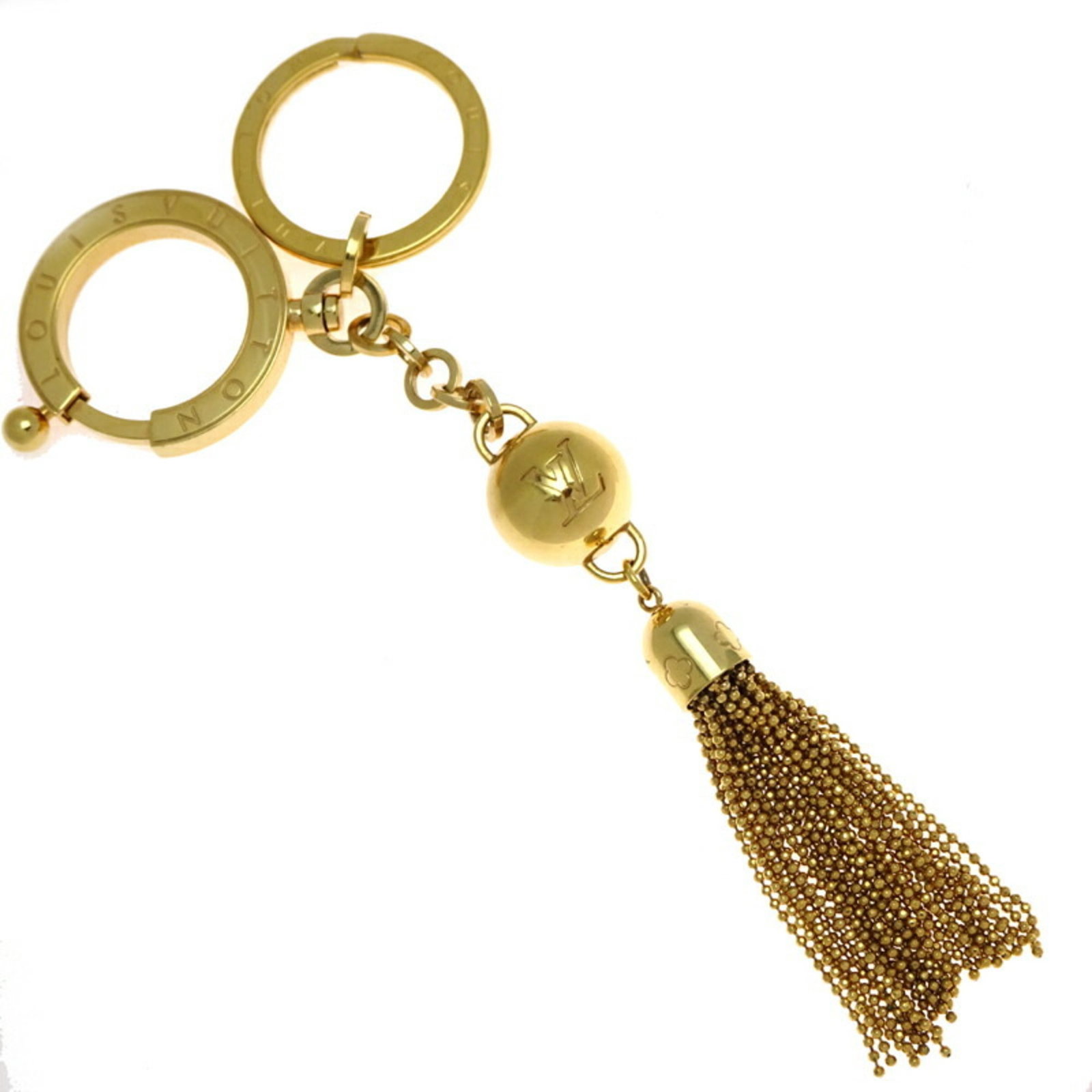 Key Chain Gold Plating Louis Vuitton: Key Chain Gold Plating Louis Vuitton Key Chain Gold Plating Louis VuittonMade from gold plating, this Louis Vuitton key chain is a stylish accessory. The Portocle Swing model is a notable design, and