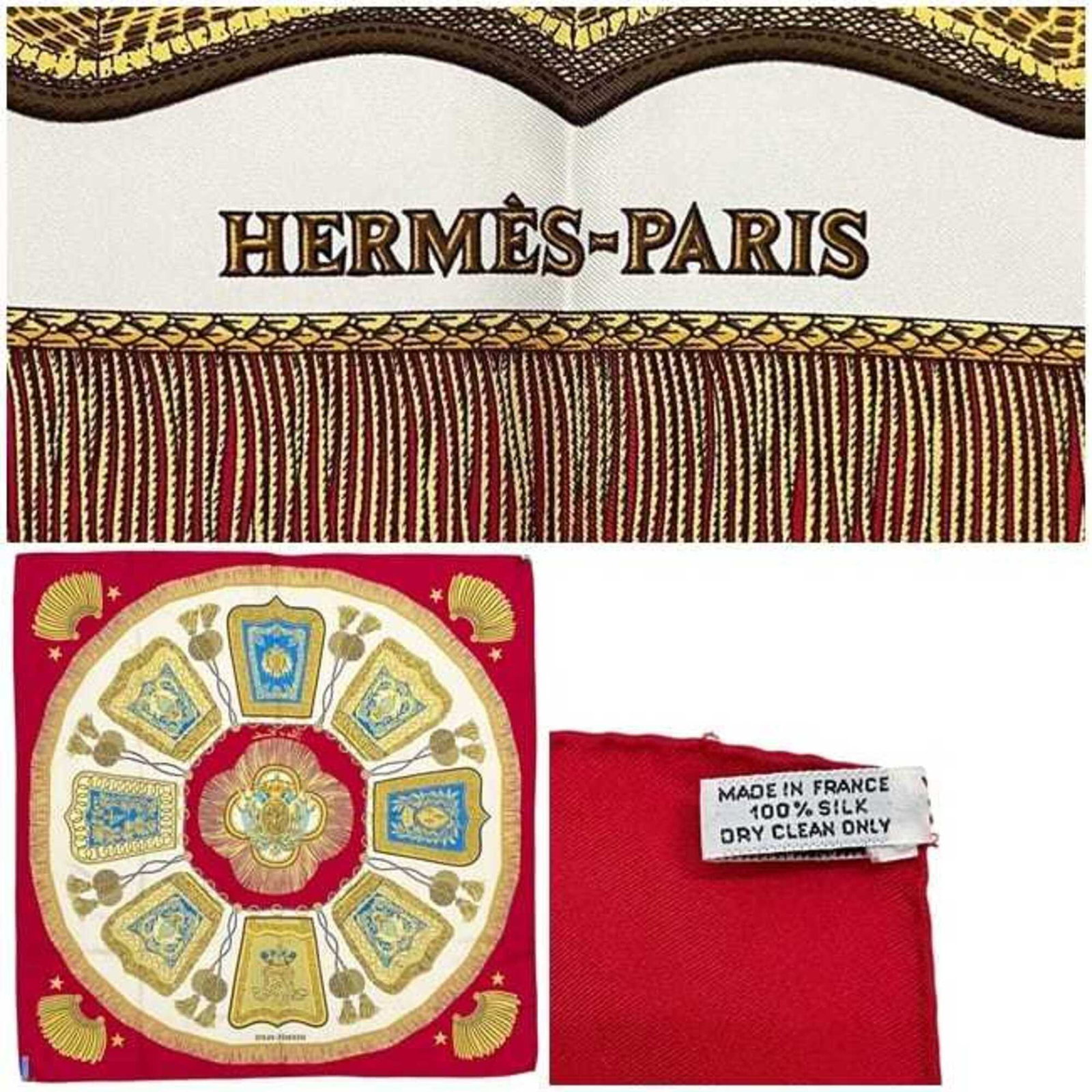 Silk Hermes Scarf - 3