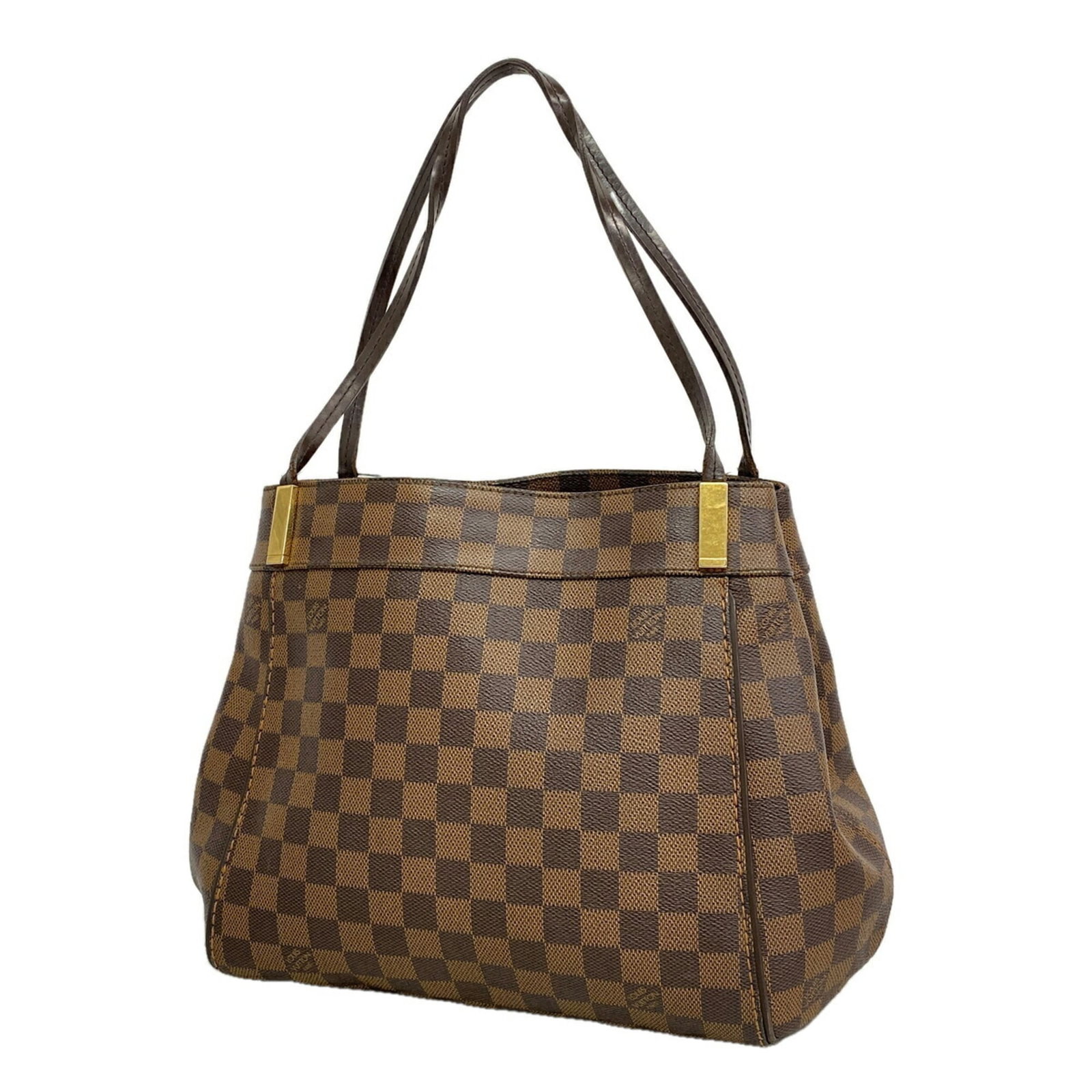 Tote Bag Louis Vuitton: Tote Bag Louis Vuitton Small but stylish, this Louis Vuitton tote bag measures 27cm x 27.5cm x 11cm, making it a compact yet practical accessory for everyday use. The Ebene color adds a touch of sophi