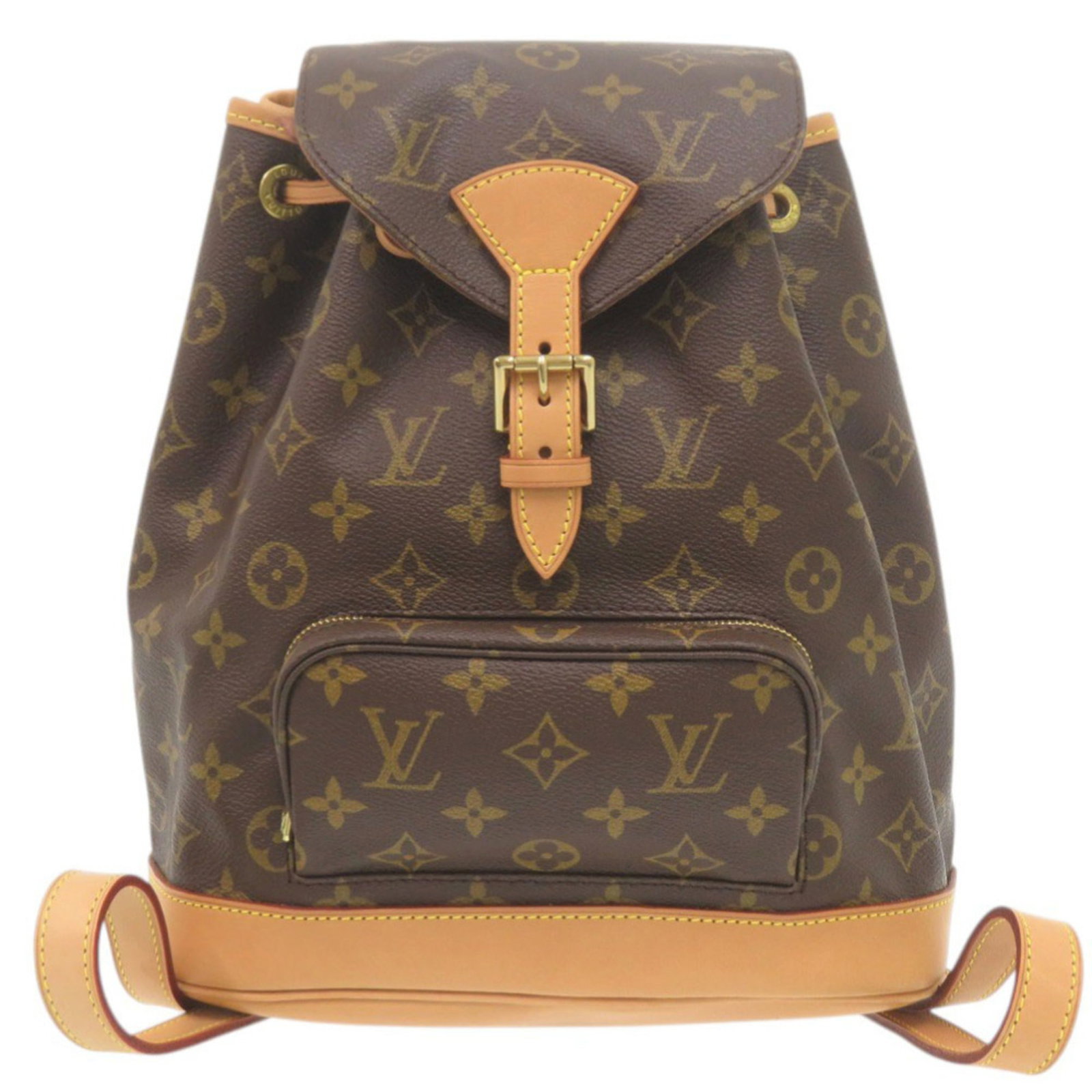 Vuitton Louis Monogram Backpack: Vuitton Louis Monogram Backpack Brown Monogram Louis Vuitton Backpack. Features the iconic Louis Vuitton Monogram pattern in a classic brown color. A stylish and functional backpack with a size of 28c