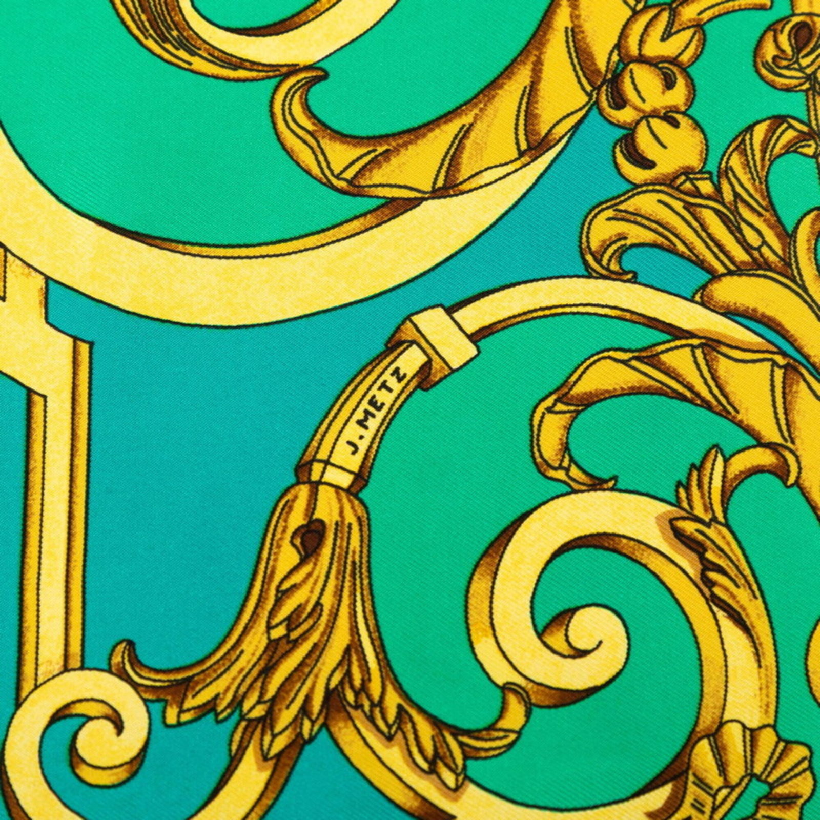 Silk Hermes Scarf - 5