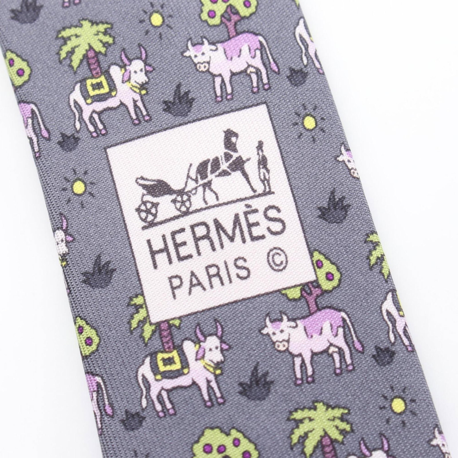 Silk Cravat Hermes - 4