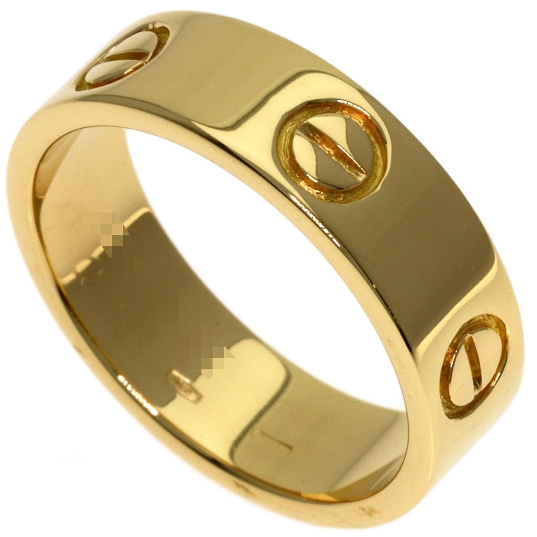 Love ring yellow gold Cartier K18 #57: Love ring yellow gold Cartier K18 #57 Cartier's iconic Love ring is a timeless design that exudes elegance. This K18 yellow gold piece features a classic style with a gold metal construction,