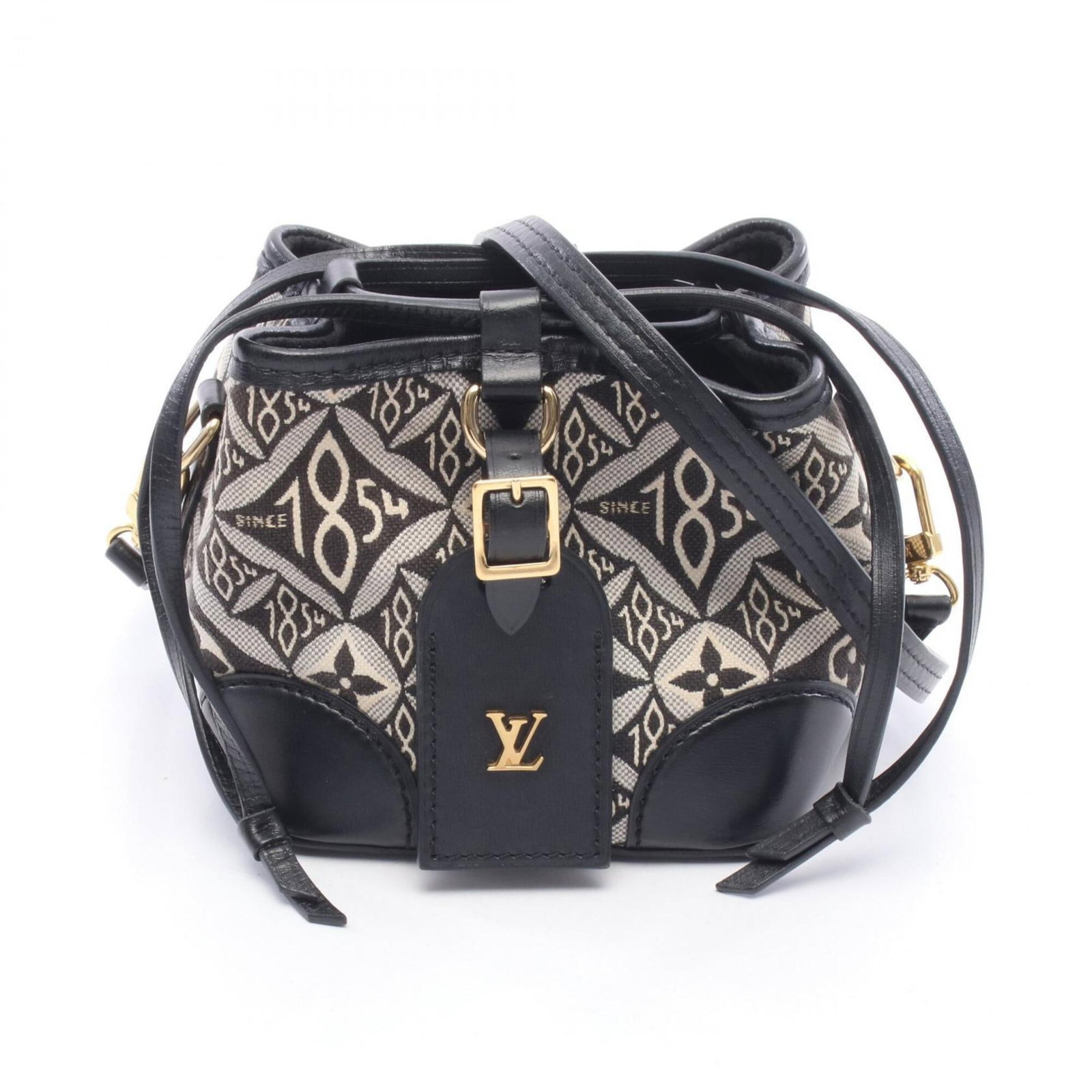 Canvas Leather Shoulder Bag Handbag Louis Vuitton: Canvas Leather Shoulder Bag Handbag Louis Vuitton Canvas Leather Shoulder Bag Handbag Louis Vuitton is made from canvas and leather, with a signature black, gray, or noir color. Measuring 11.5cm x 11.