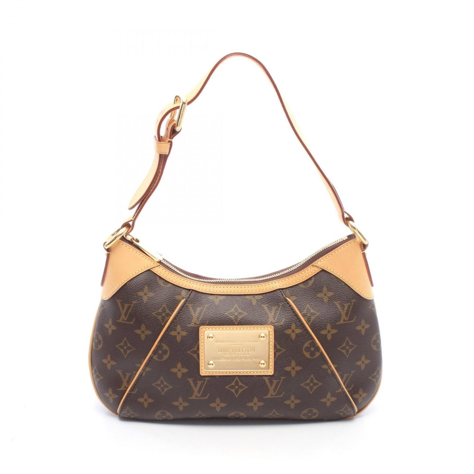 Shoulder Bag Coated Leather Louis Vuitton Handbag: Shoulder Bag Coated Leather Louis Vuitton Handbag Coated canvas and leather come together in this classic Louis Vuitton shoulder bag, boasting a timeless brown monogram pattern. Measuring 17cm x 32cm 