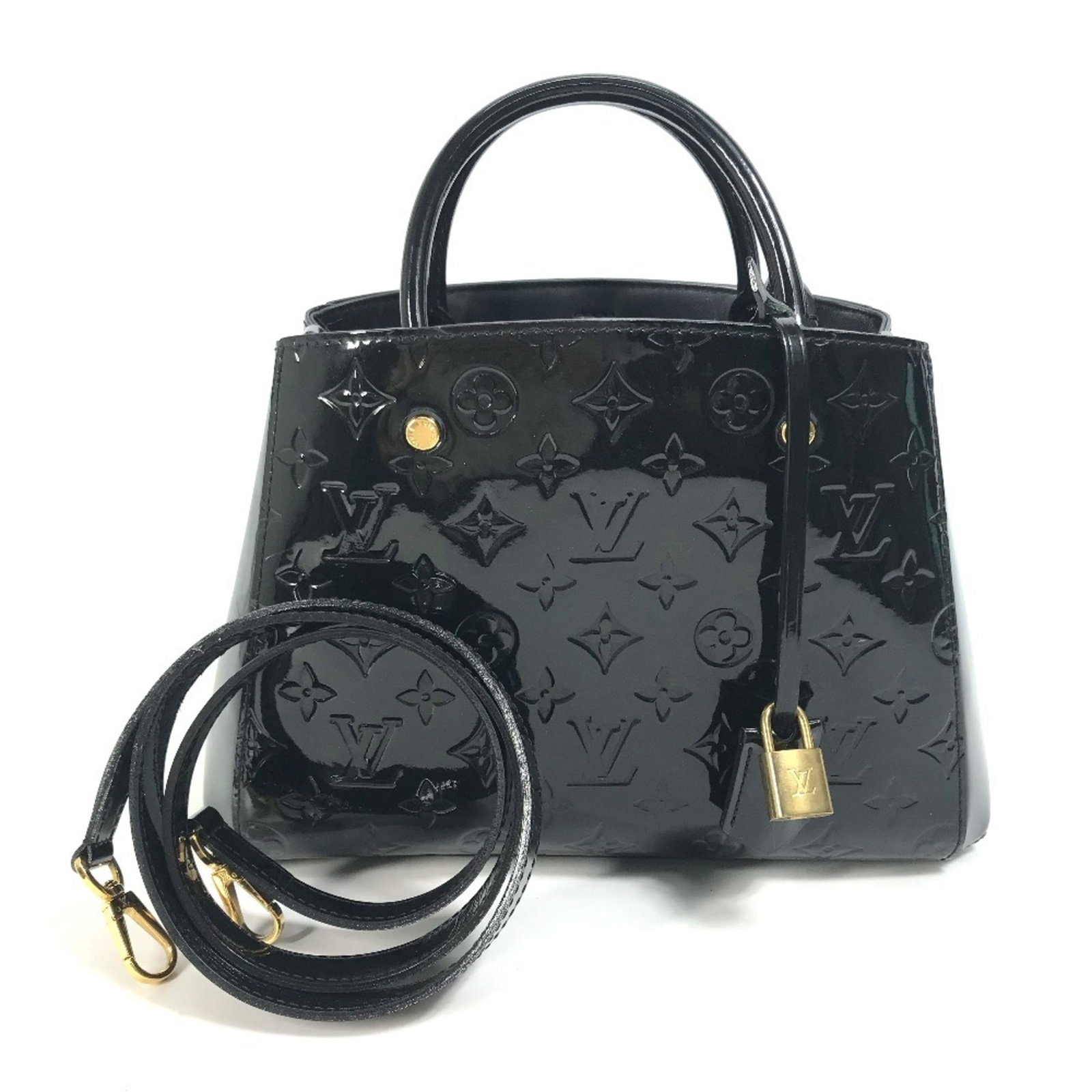 Louis Vuitton Handbag Shoulder Bag Monogram Vernis: Louis Vuitton Handbag Shoulder Bag Monogram Vernis The Louis Vuitton Handbag Shoulder Bag Monogram Vernis is a sleek and sophisticated accessory, boasting the iconic Monogram Vernis pattern in a timel