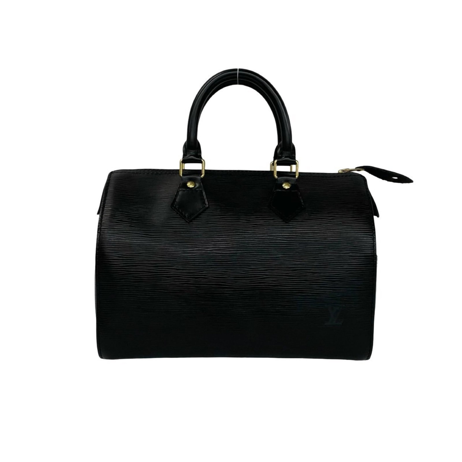 Louis Vuitton Handbag Leather Boston: Louis Vuitton Handbag Leather Boston Black Louis Vuitton Leather Boston Bag. Made from high-quality leather, this iconic bag features a classic design and timeless style. With its signature monogram p