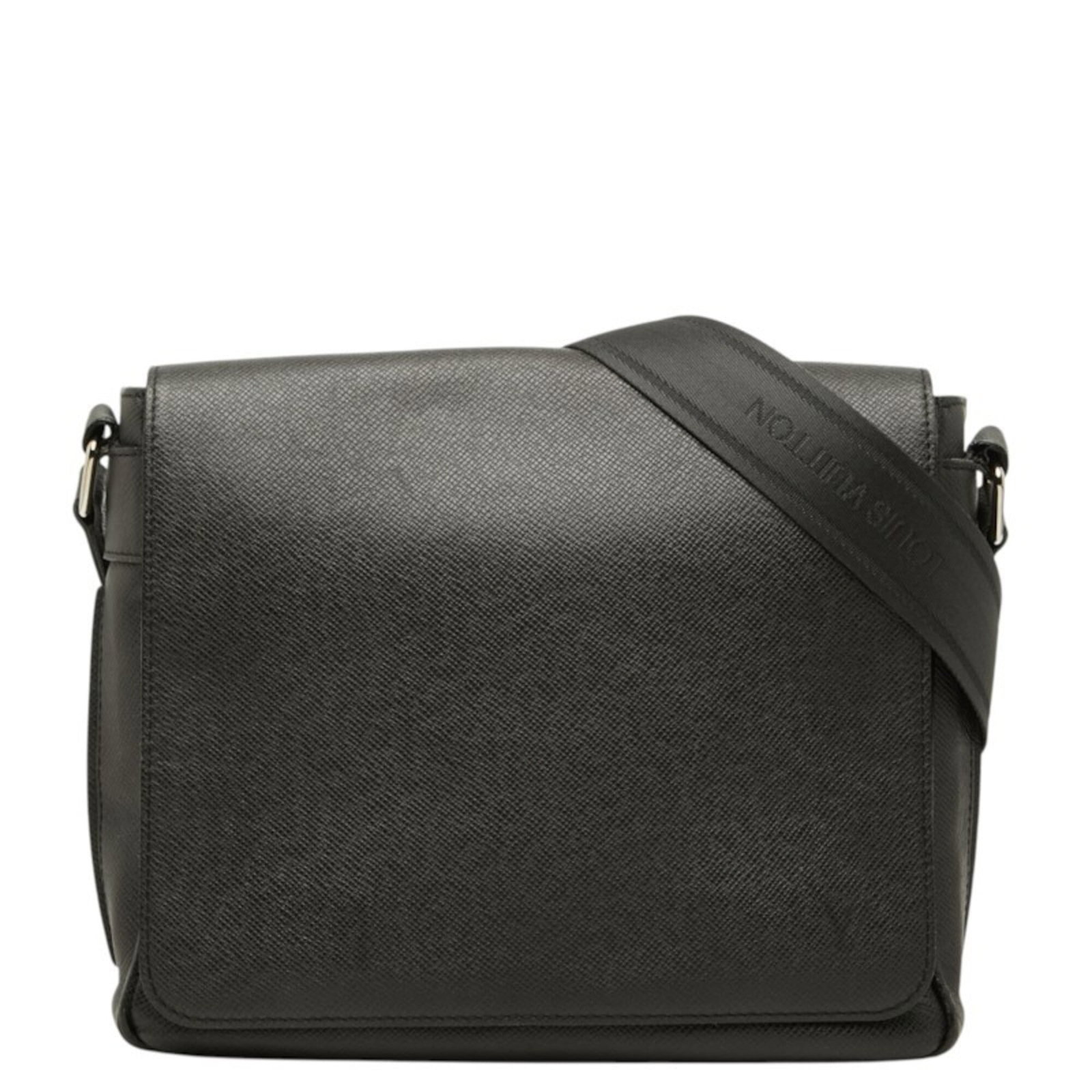 Shoulder Bag Leather Louis Vuitton: Shoulder Bag Leather Louis Vuitton The Louis Vuitton shoulder bag is a classic design featuring a timeless Ardoise, Black leather exterior. Measuring 26cm x 27cm x 7cm, it boasts a sleek and sophistic