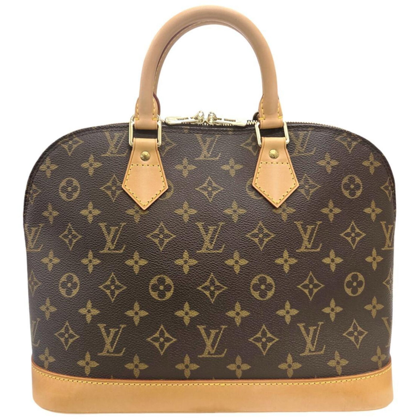 Louis Vuitton Monogram Handbag: Louis Vuitton Monogram Handbag The Louis Vuitton Monogram Handbag is a timeless piece with its iconic brown monogram pattern and classic design. Measuring 24cm x 30cm x 16cm, this stylish handbag