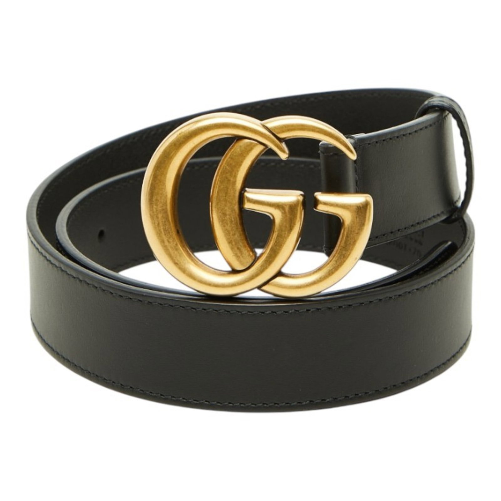 Standard Belt Gucci: Standard Belt Gucci Standard Belt Gucci bears a signature, made from high-quality black leather, and features a classic GG Marmont design. The belt measures 65cm-75cm in length, providing a versatile 