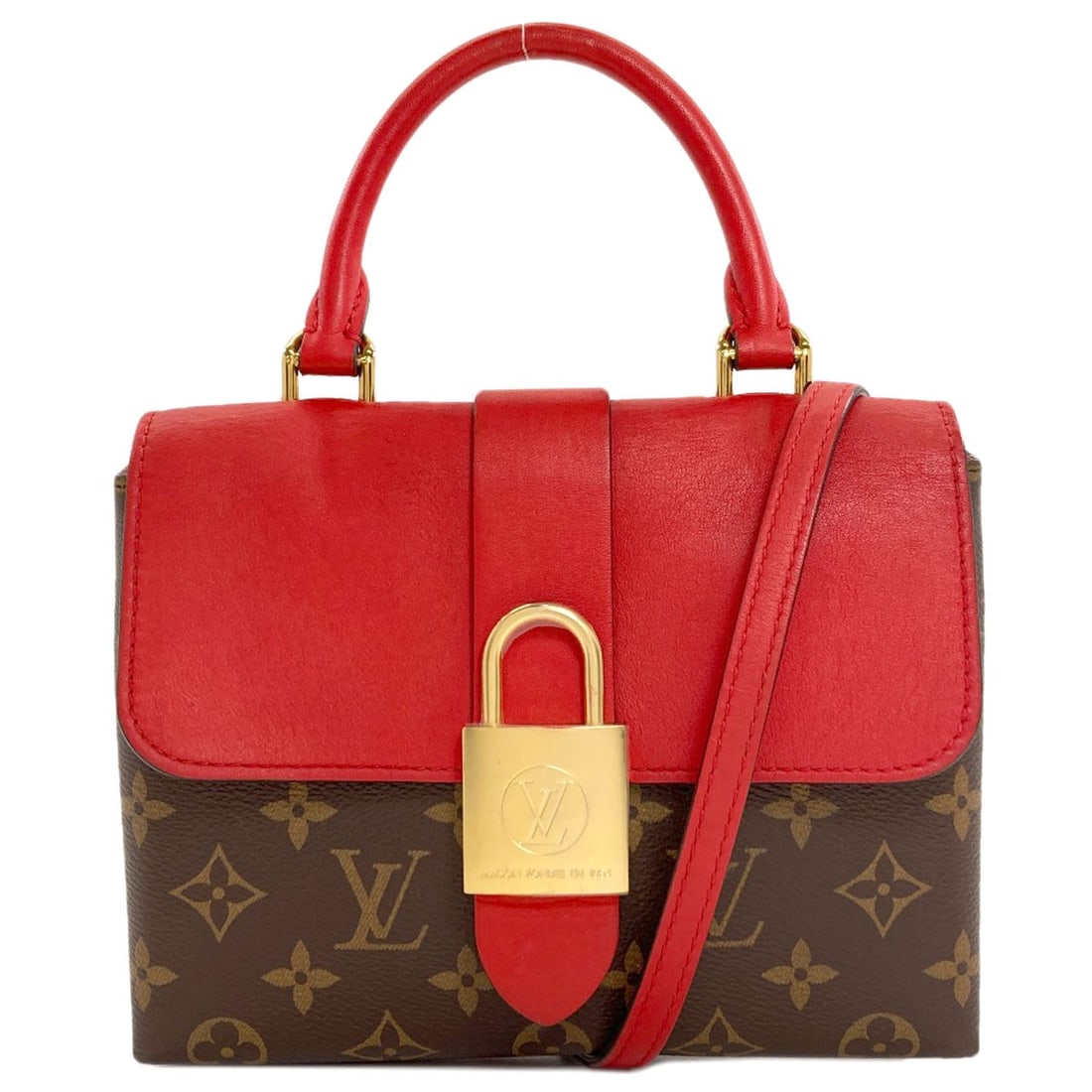 Rocky Bb Handbag Monogram Canvas Louis Vuitton M44322: Rocky Bb Handbag Monogram Canvas Louis Vuitton M44322 Red Monogram Canvas Louis Vuitton Handbag M44322. This iconic handbag features the classic monogram canvas design in bold red, a timeless and styl