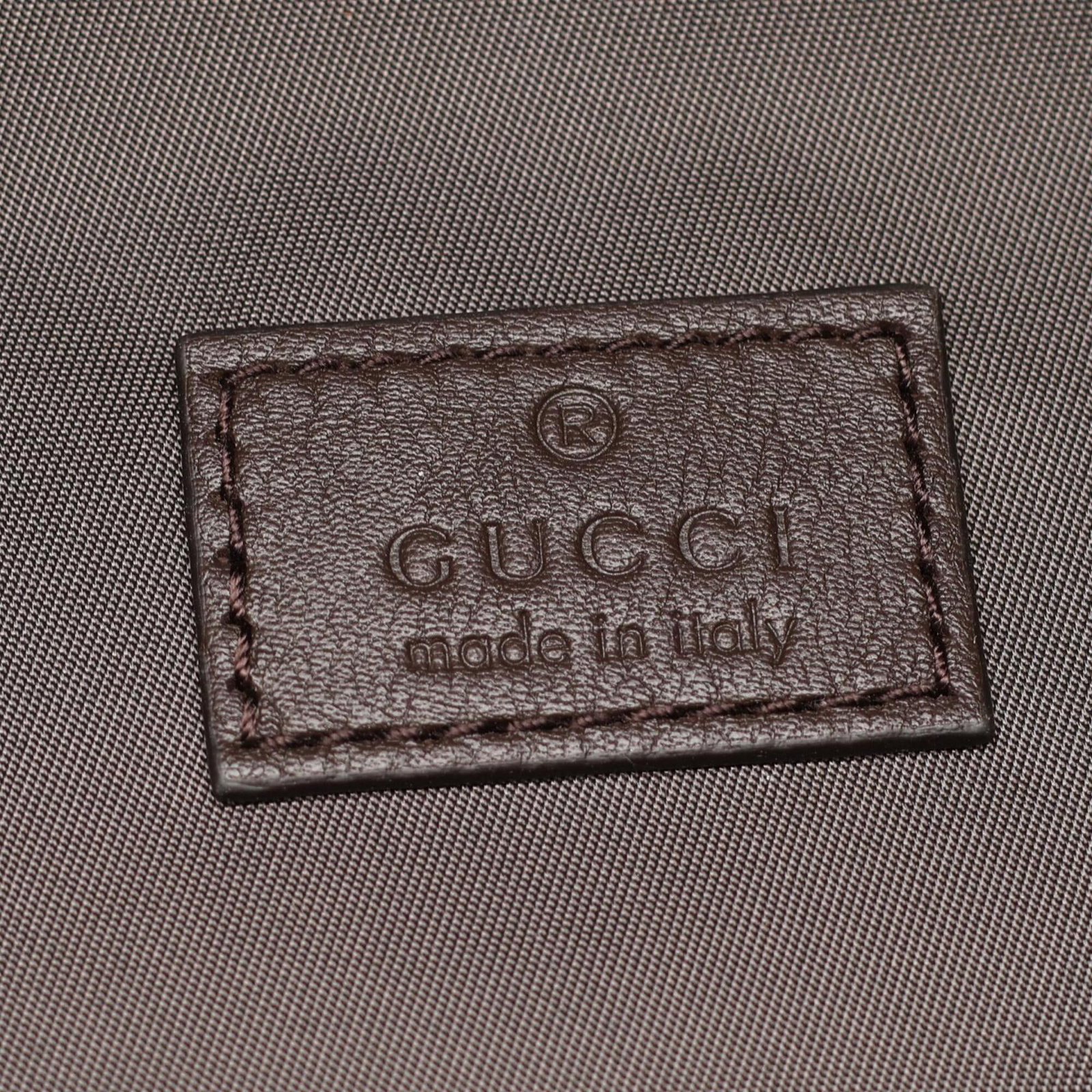 Canvas Leather Gucci Backpack - 5