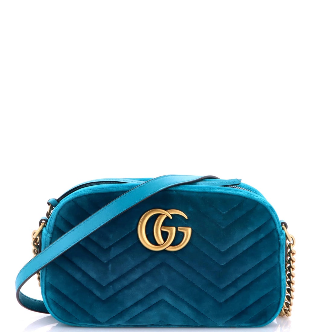 Marmont Velvet Small Shoulder Bag Matelasse Gucci GG: Marmont Velvet Small Shoulder Bag Matelasse Gucci GG This Gucci GG Marmont Shoulder Bag Matelasse Velvet Small is a stylish and elegant cross body bag featuring a luxurious velvet exterior in blue.